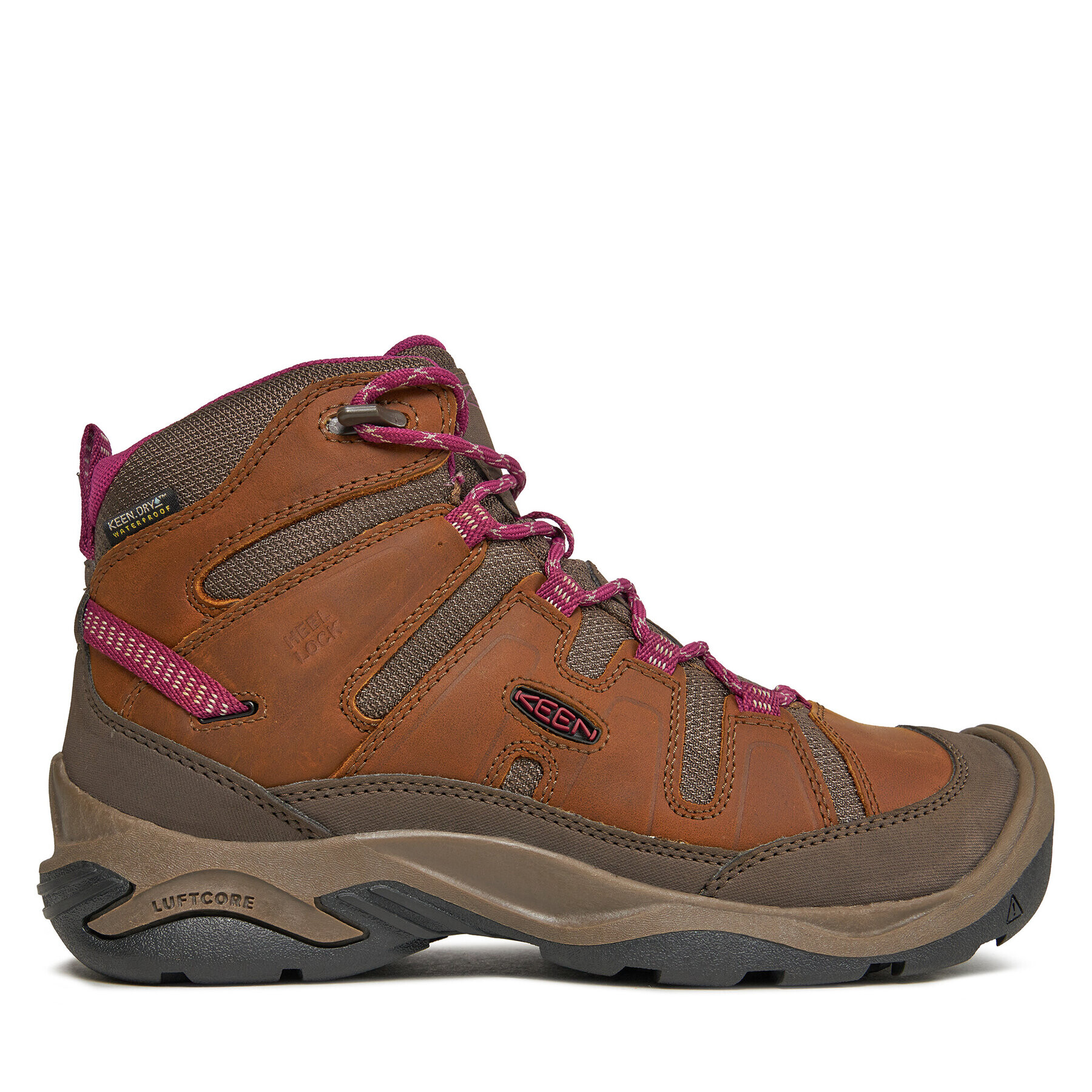 Keen Trekking čevlji Circadia Mid Wp 1026765-10 Rjava - Pepit.si