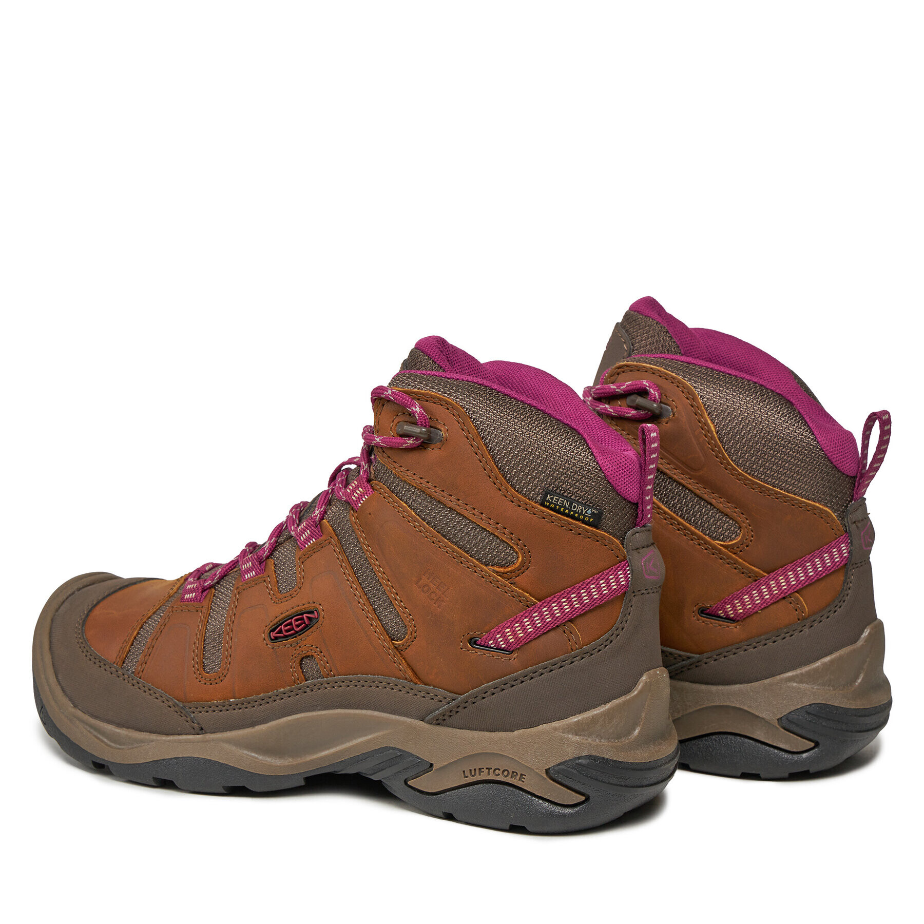 Keen Trekking čevlji Circadia Mid Wp 1026765-10 Rjava - Pepit.si