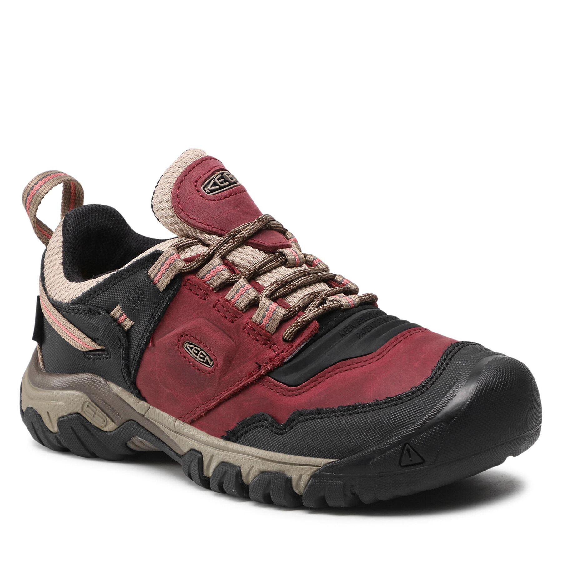 Keen Trekking čevlji Ridge Flex Wp W 1025486 Bordo rdeča - Pepit.si