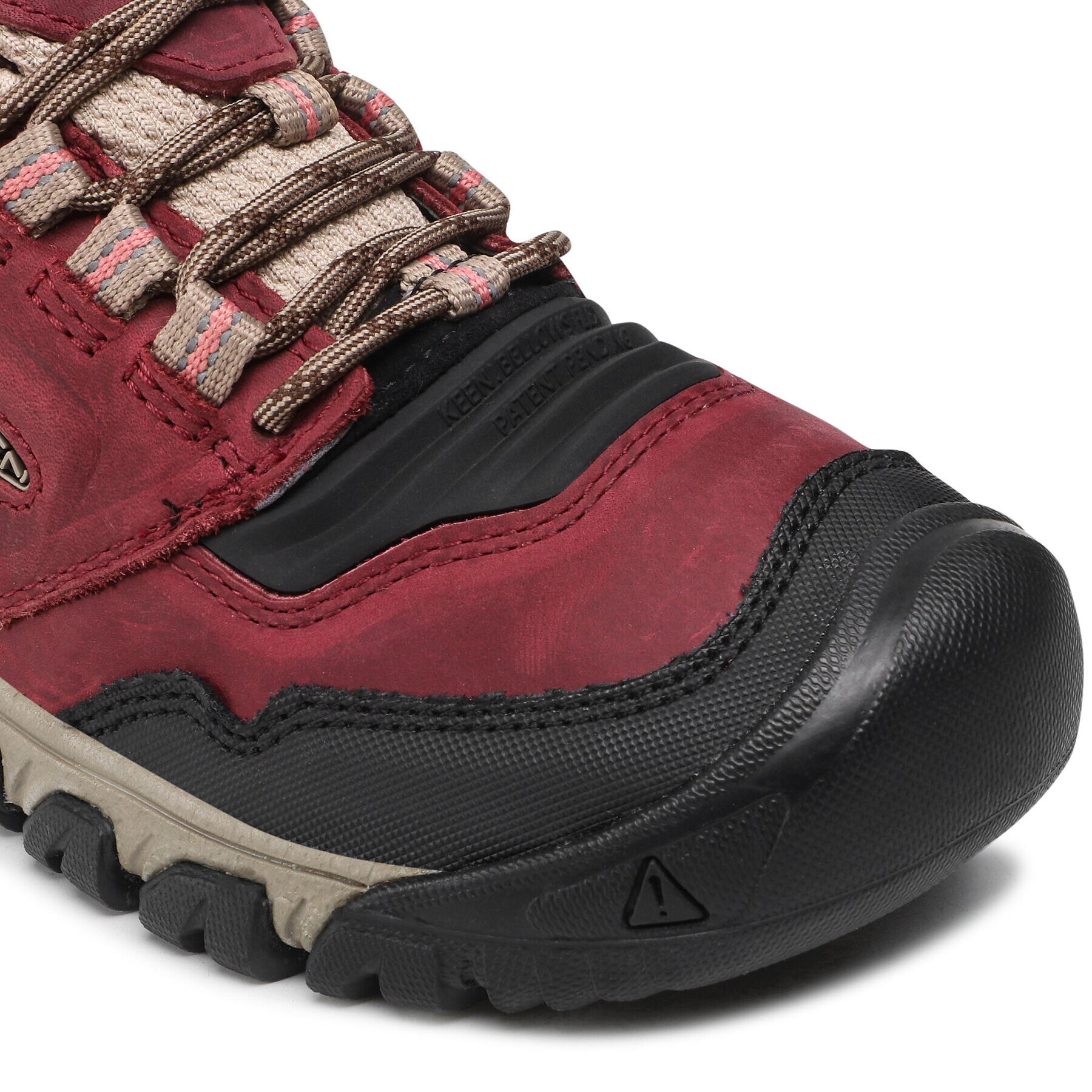 Keen Trekking čevlji Ridge Flex Wp W 1025486 Bordo rdeča - Pepit.si