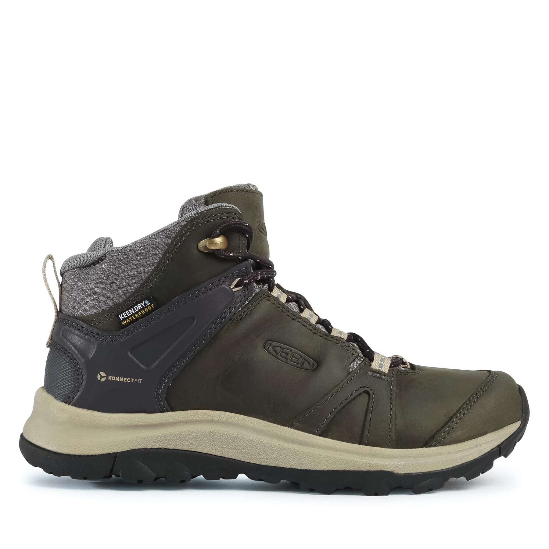 Keen Trekking čevlji Terradora II Leather Mid Wp 1023730 Zelena - Pepit.si