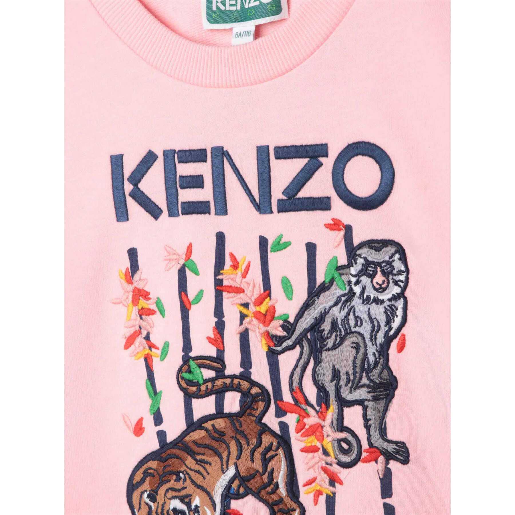 Kenzo Kids Jopa K15652 S Roza Regular Fit - Pepit.si