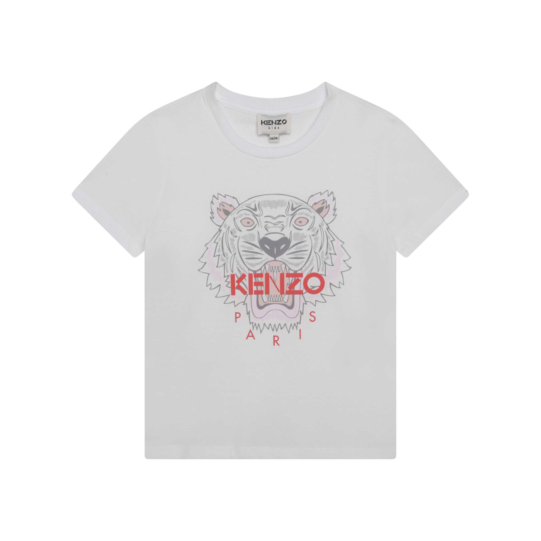 Kenzo Kids Majica K15662 M Bela Regular Fit - Pepit.si