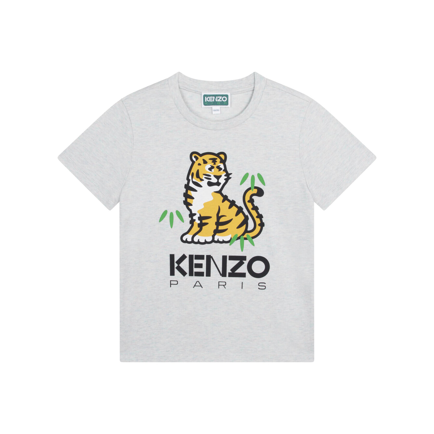 Kenzo Kids Majica K15664 S Siva Regular Fit - Pepit.si