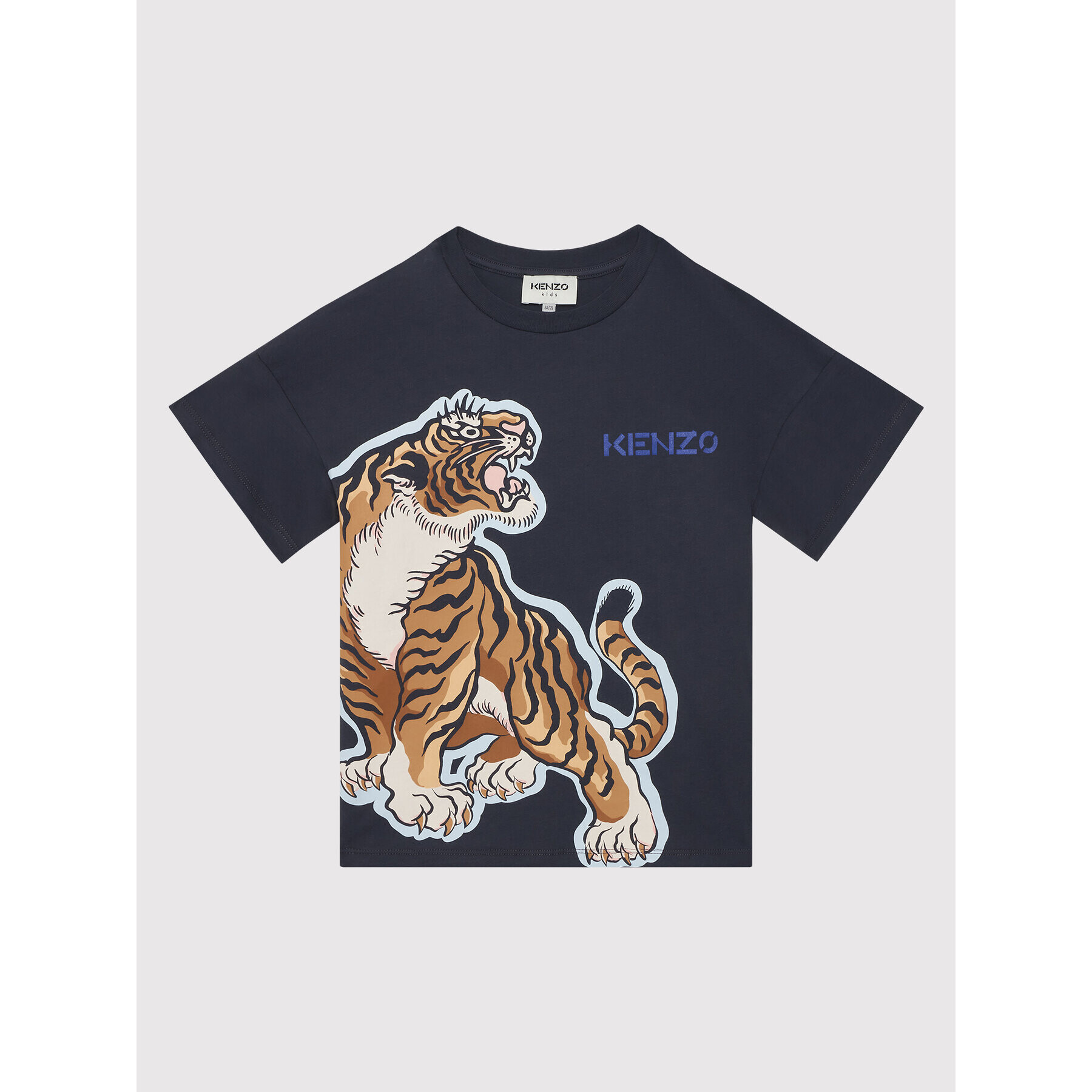 Kenzo Kids Majica K25634 Siva Regular Fit - Pepit.si