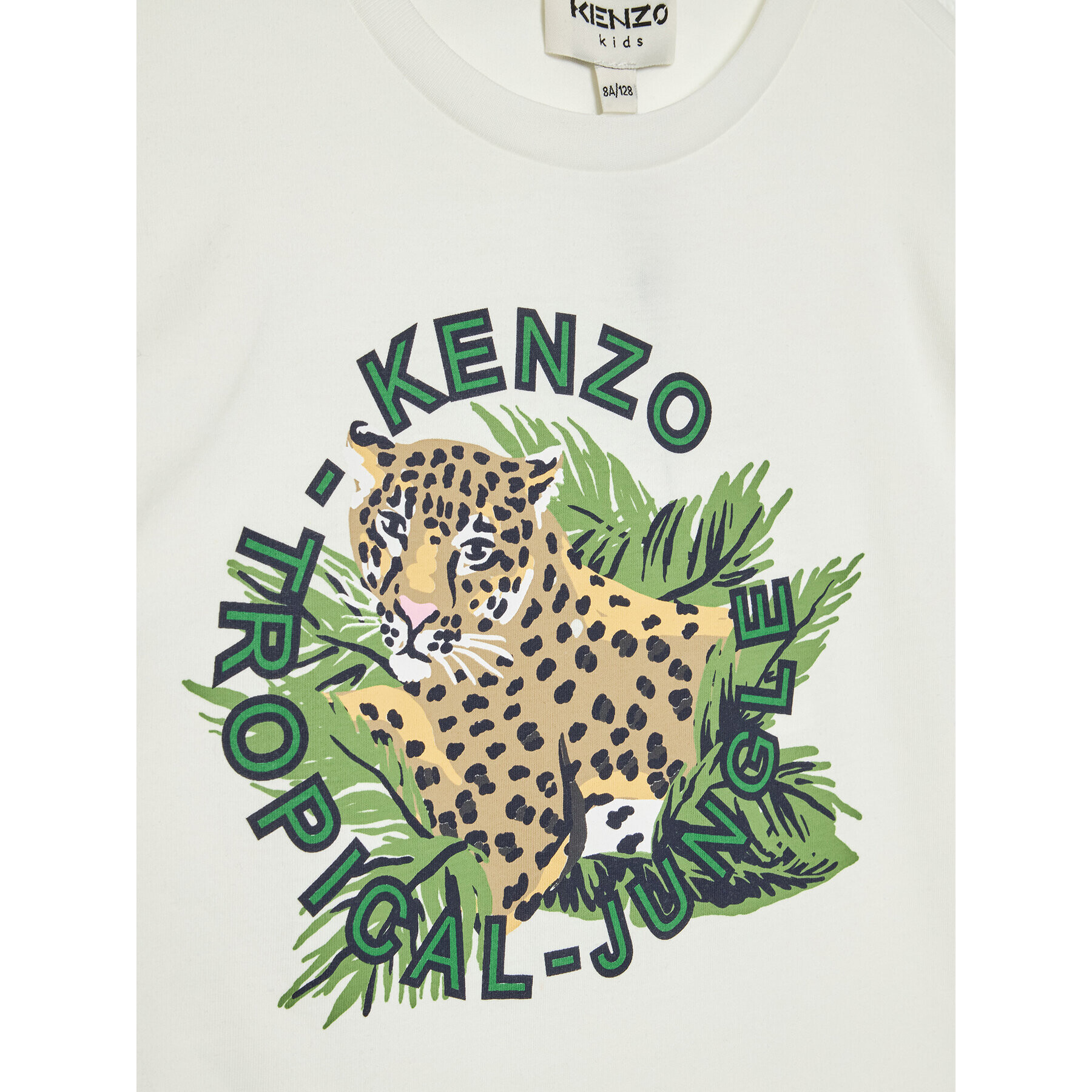 Kenzo Kids Majica K25640 M Bela Regular Fit - Pepit.si