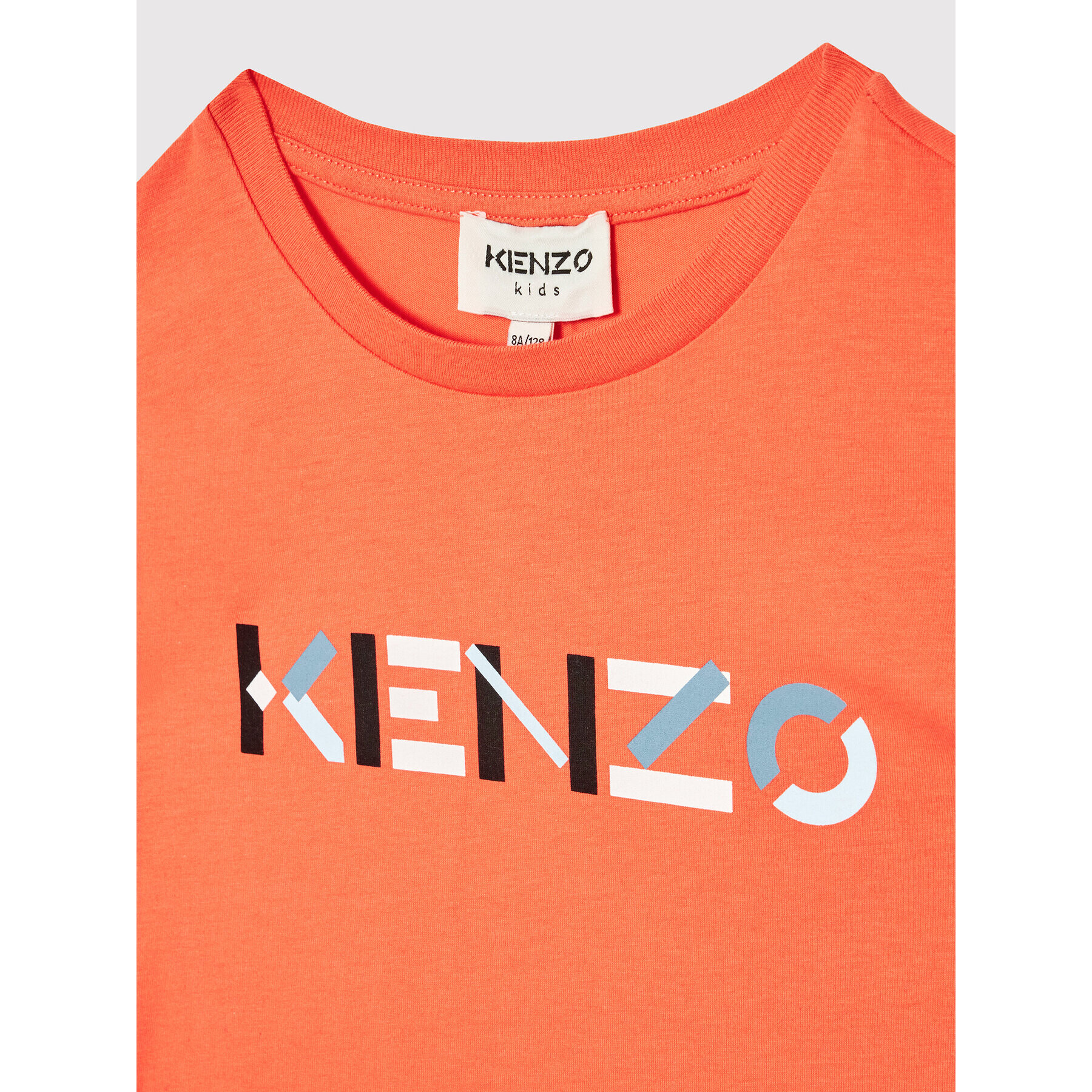 Kenzo Kids Majica K25647 M Oranžna Regular Fit - Pepit.si