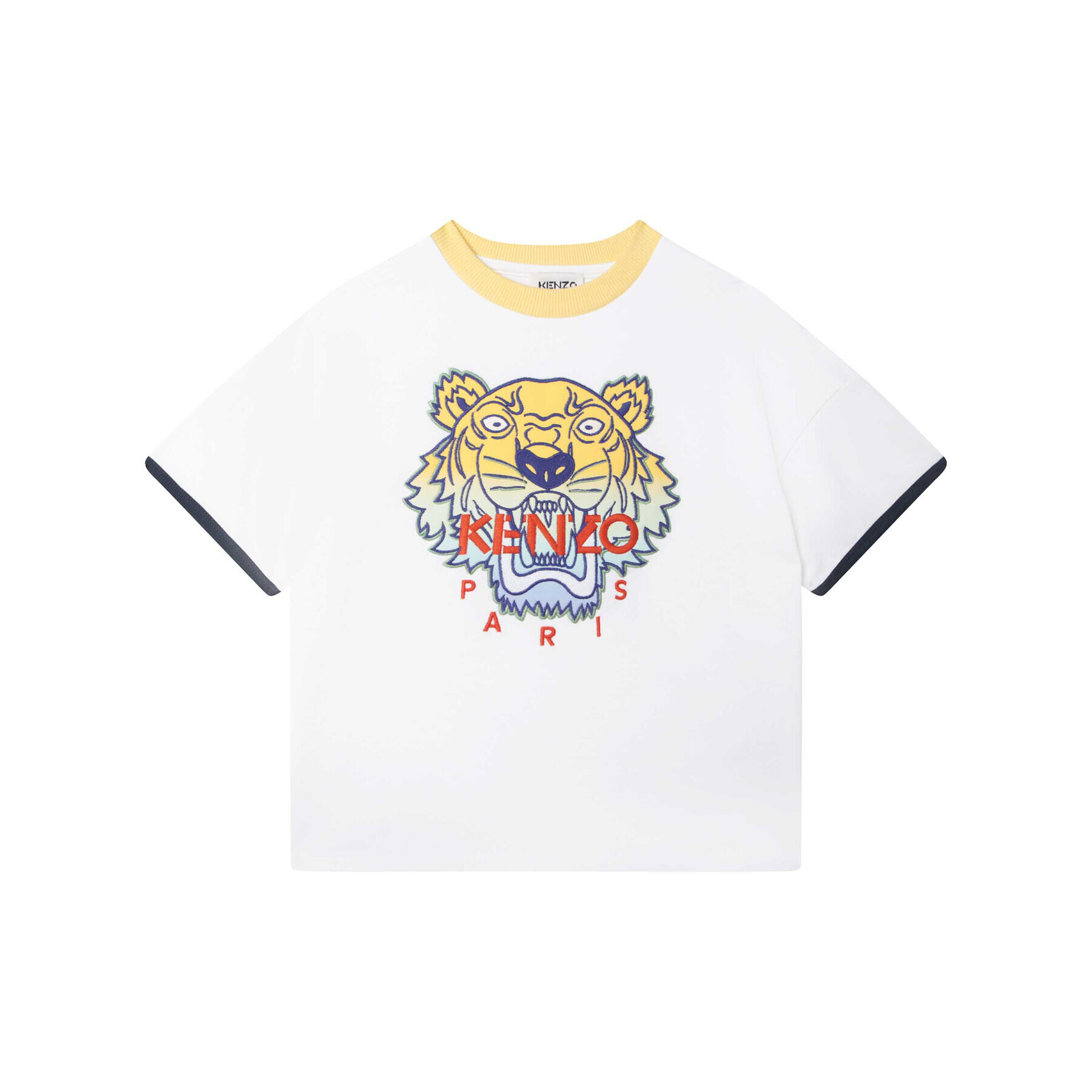 Kenzo Kids Majica K25804 M Bela Regular Fit - Pepit.si