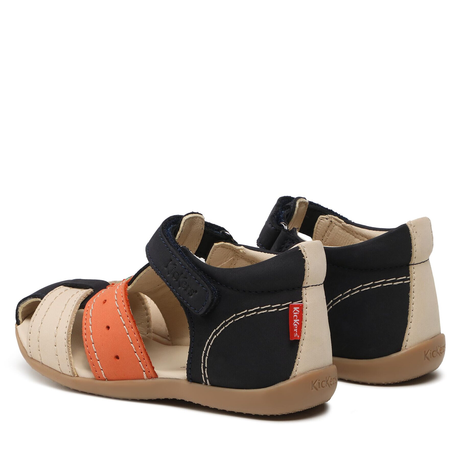 Kickers Sandali Bigbazar-2 KI-785420-10 S Mornarsko modra - Pepit.si