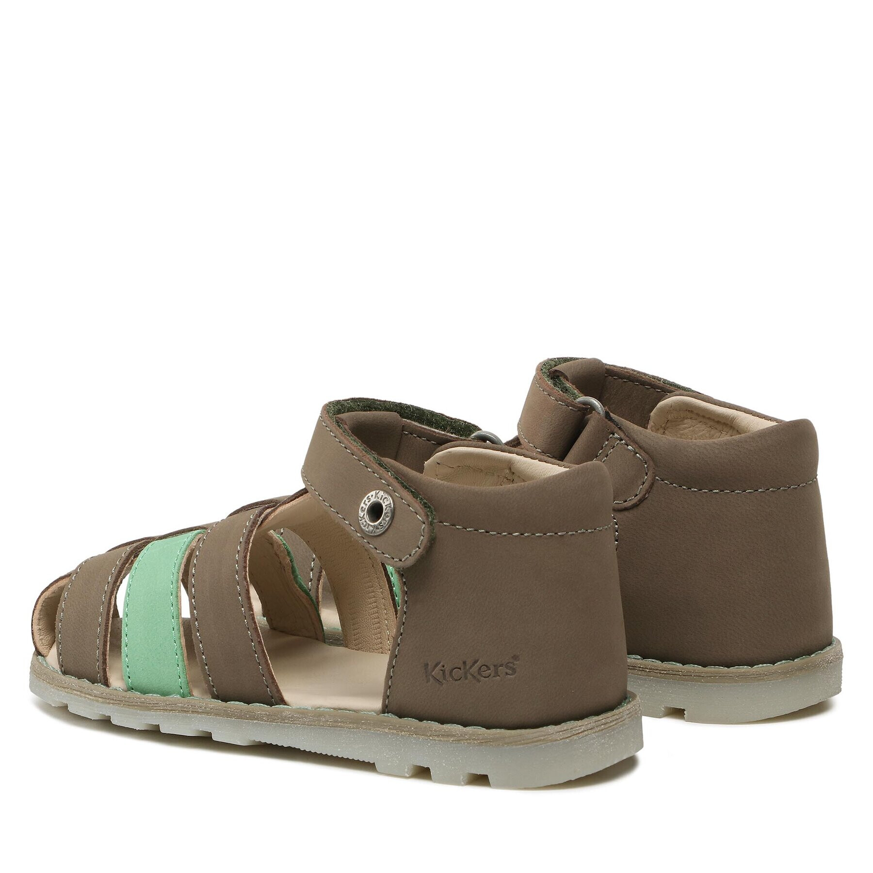 Kickers Sandali Nonopi 927620-10 M Khaki - Pepit.si