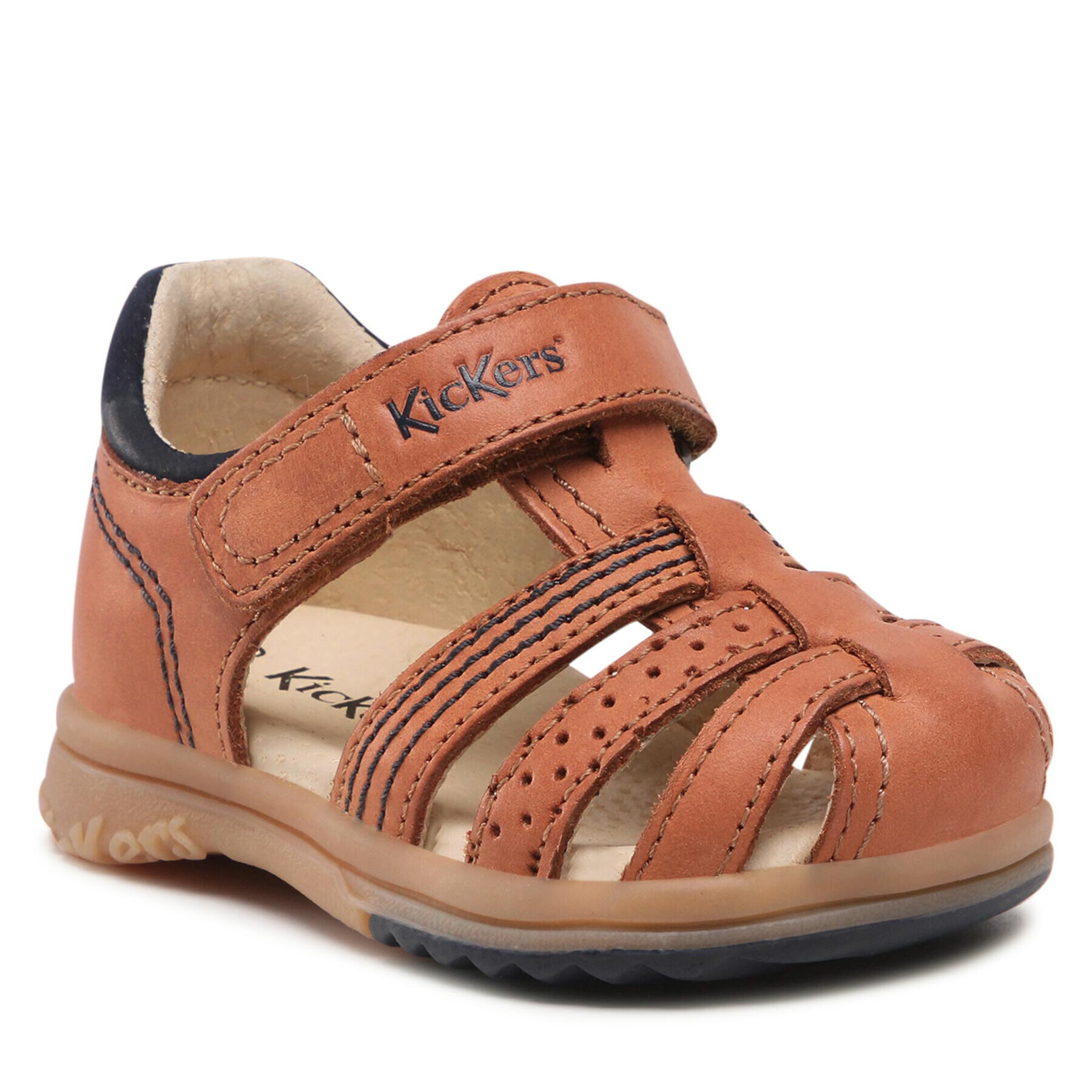 Kickers Sandali Platiback 544884-10 M Rjava - Pepit.si