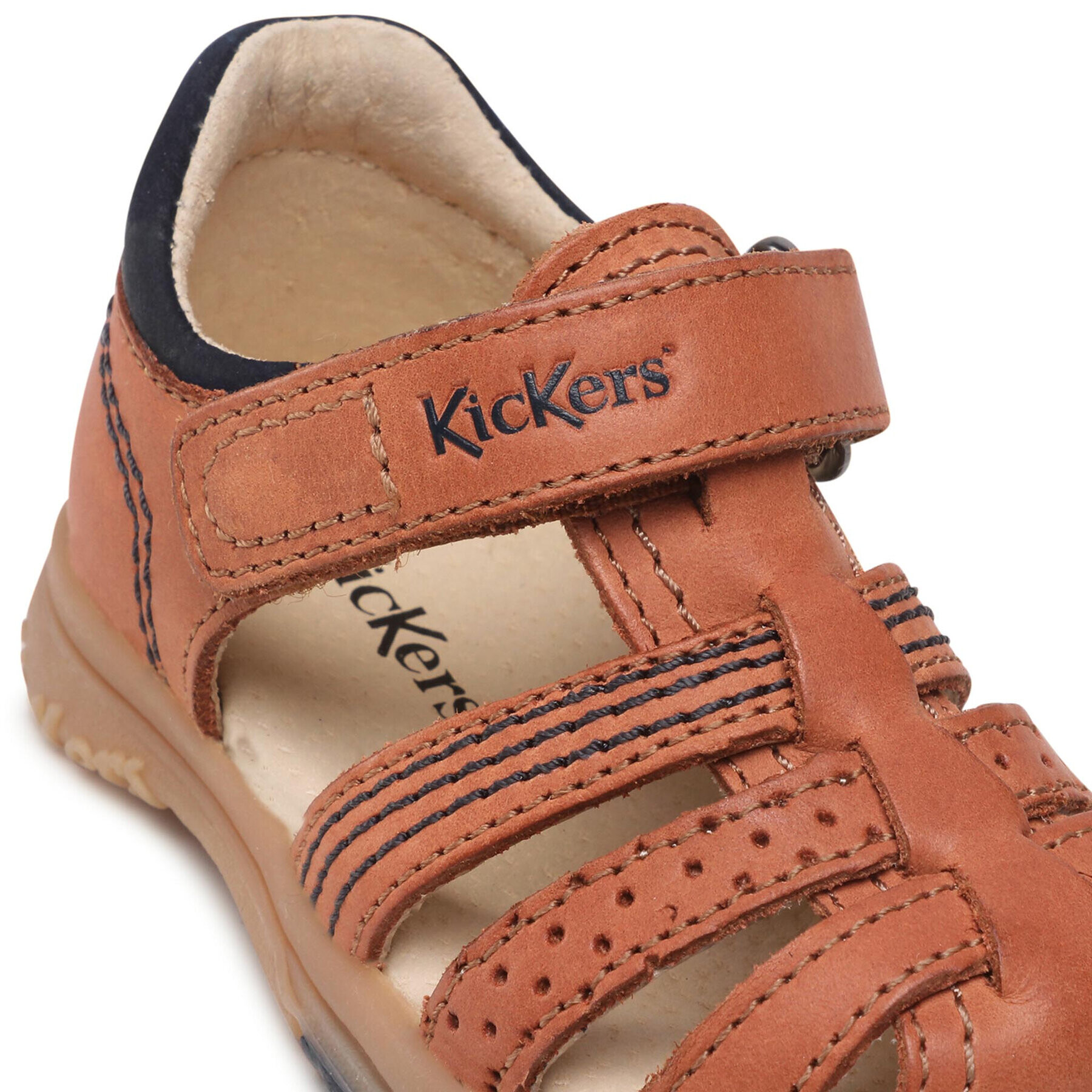 Kickers Sandali Platiback 544884-10 M Rjava - Pepit.si