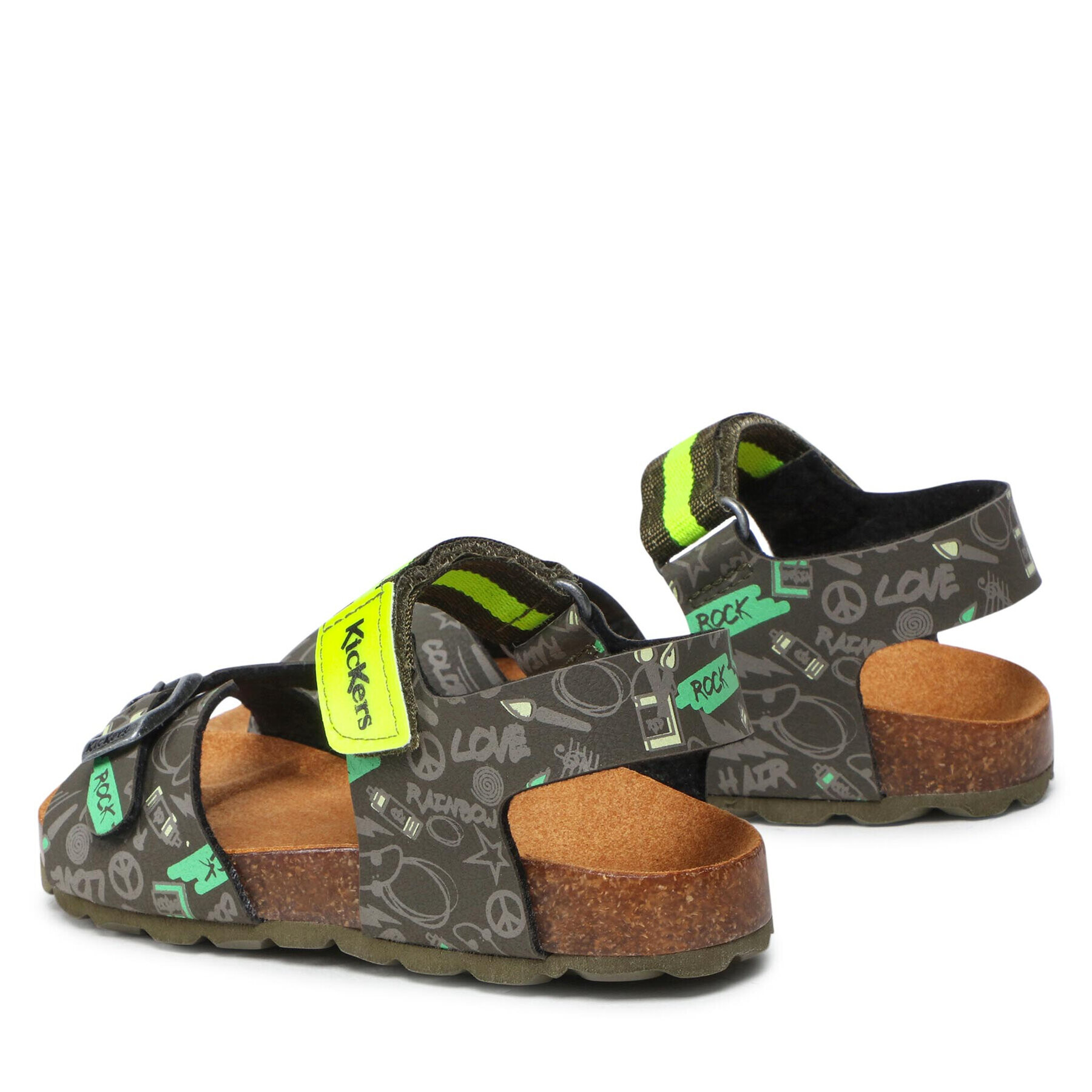 Kickers Sandali Sostreet 894910-30 S Zelena - Pepit.si