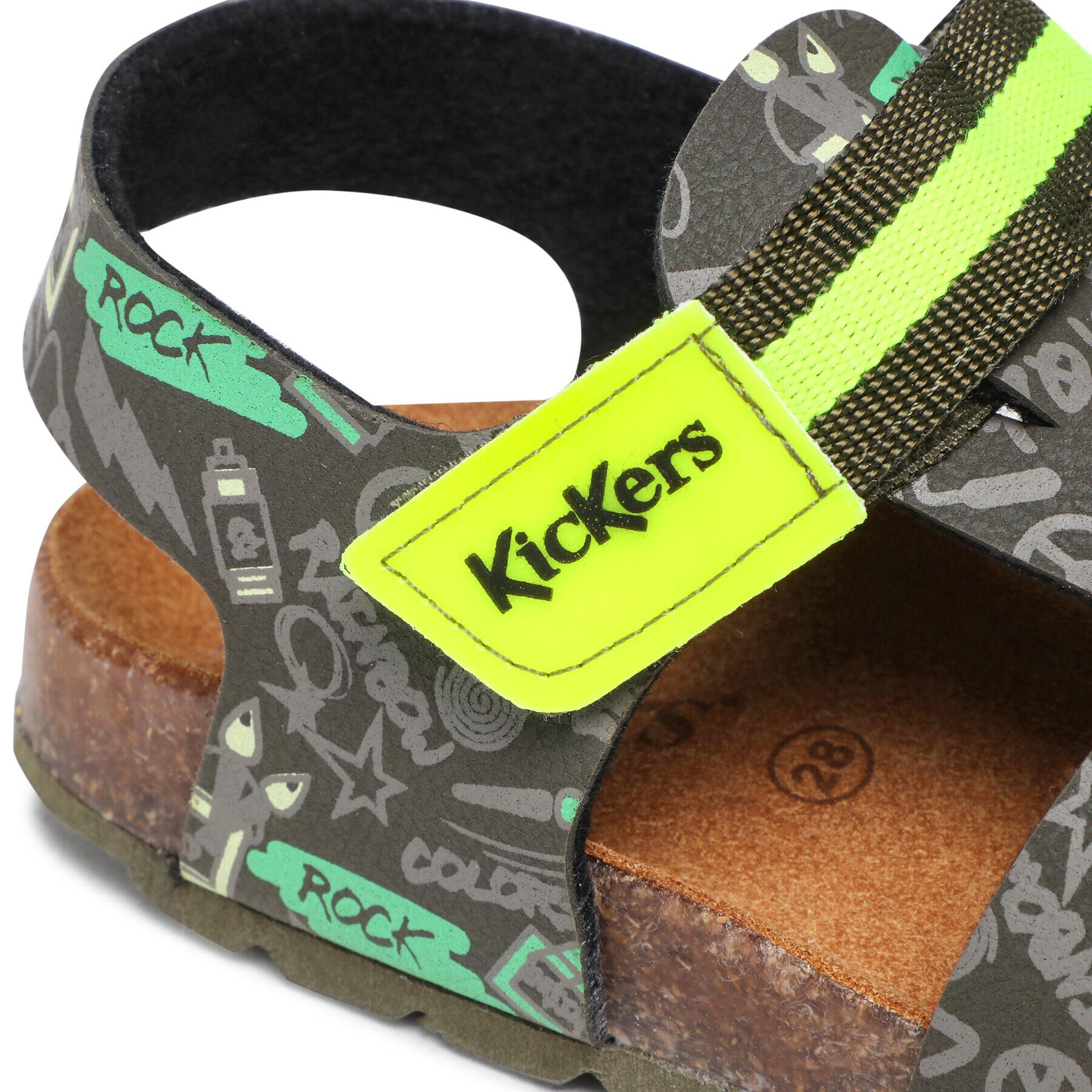 Kickers Sandali Sosummer 894900-30-201 S Zelena - Pepit.si