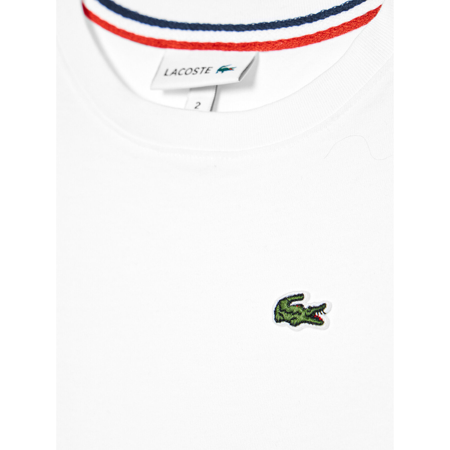 Lacoste Bluza Unisex TJ2093 Bela Regular Fit - Pepit.si