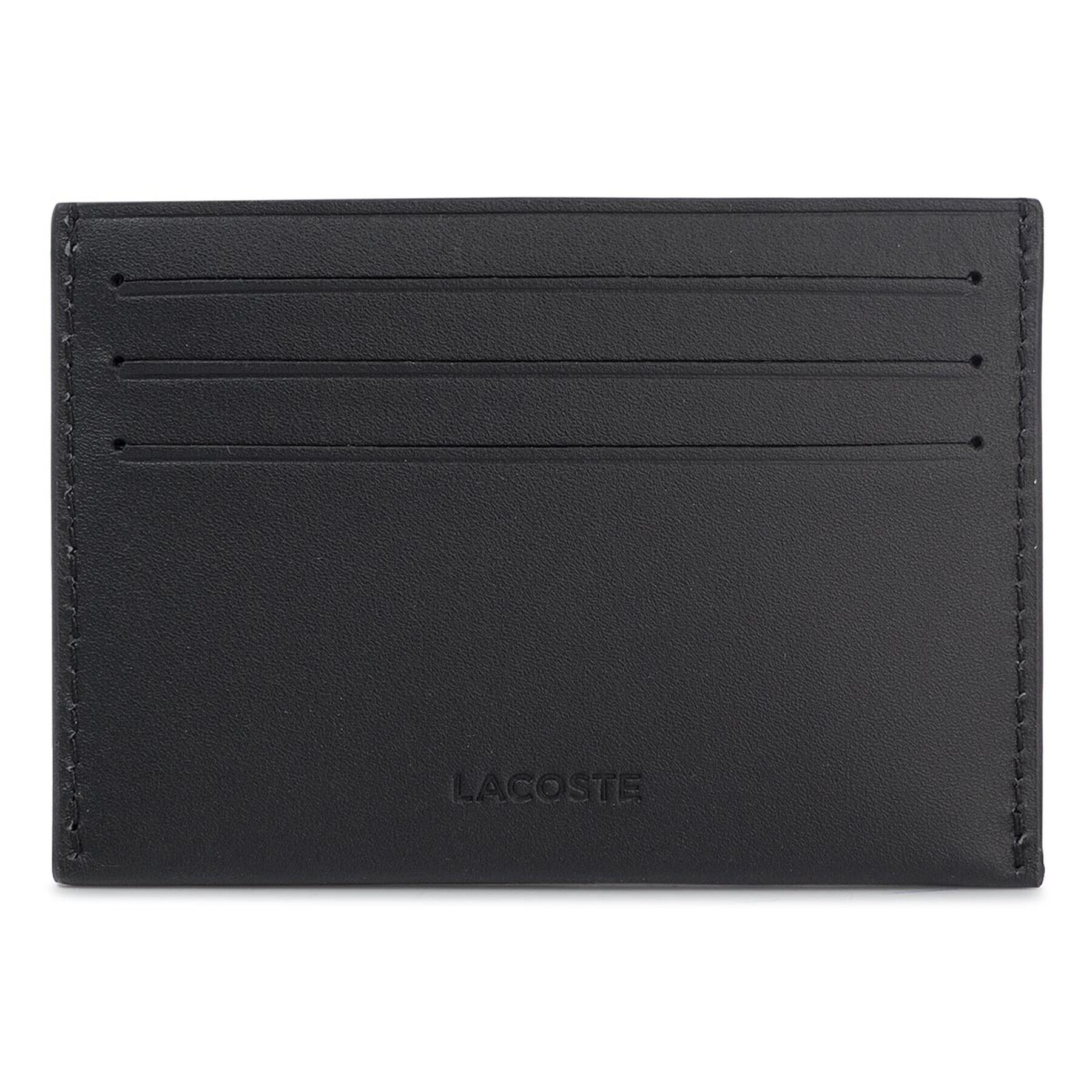 Lacoste Etui za kreditne kartice Credit Card Holder NH1346FG Črna - Pepit.si