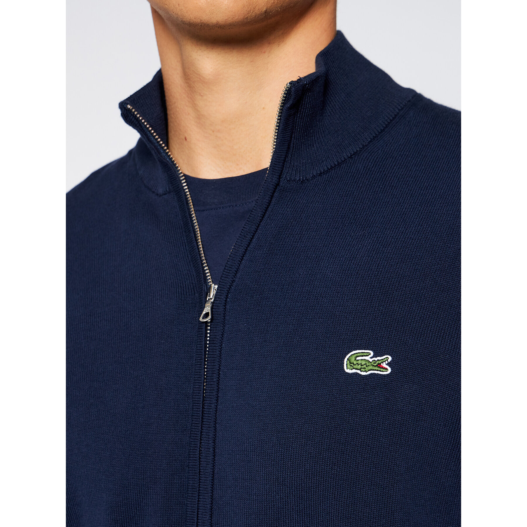 Lacoste Jopa AH1957 Mornarsko modra Classic Fit - Pepit.si