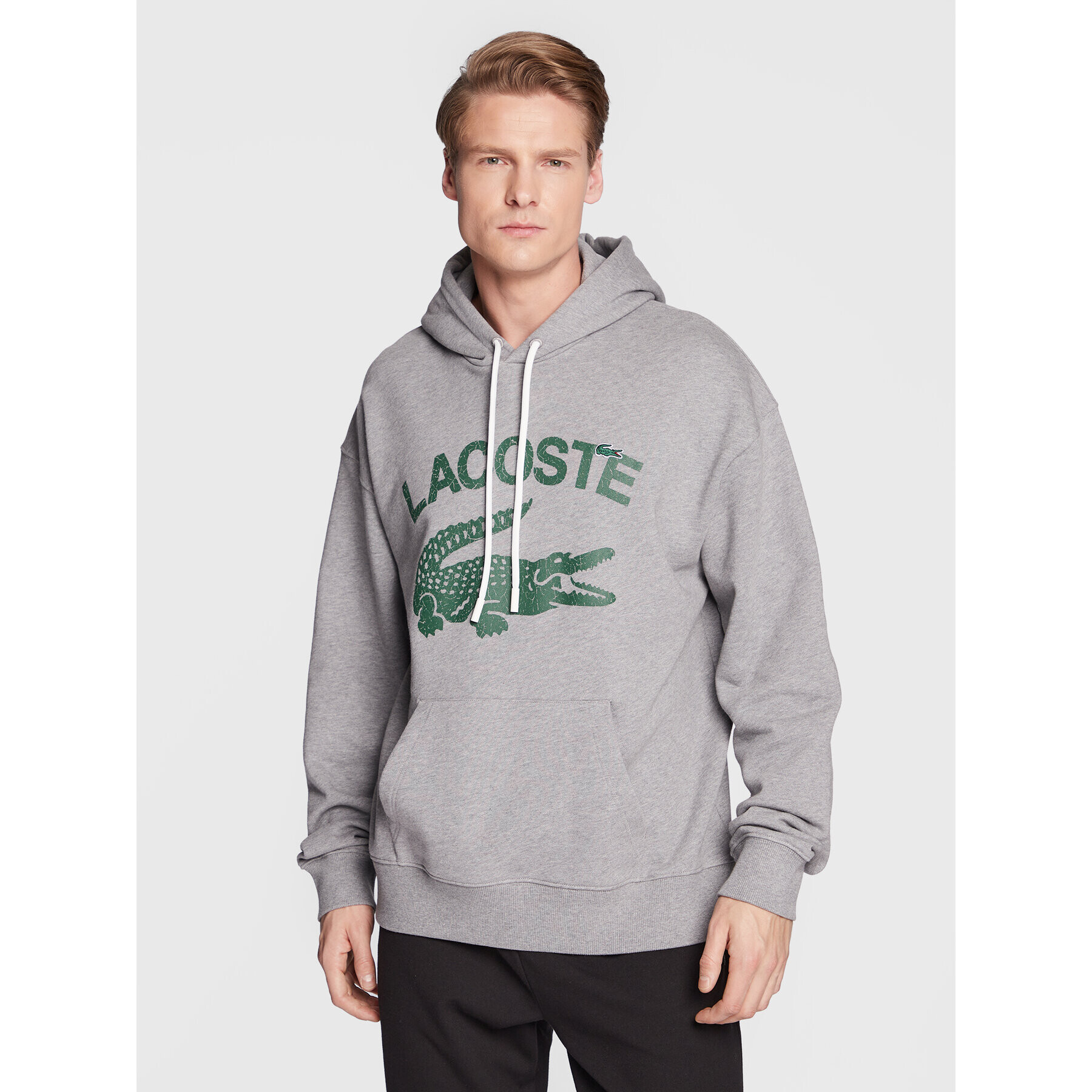 Lacoste Jopa SH0107 Siva Loose Fit - Pepit.si