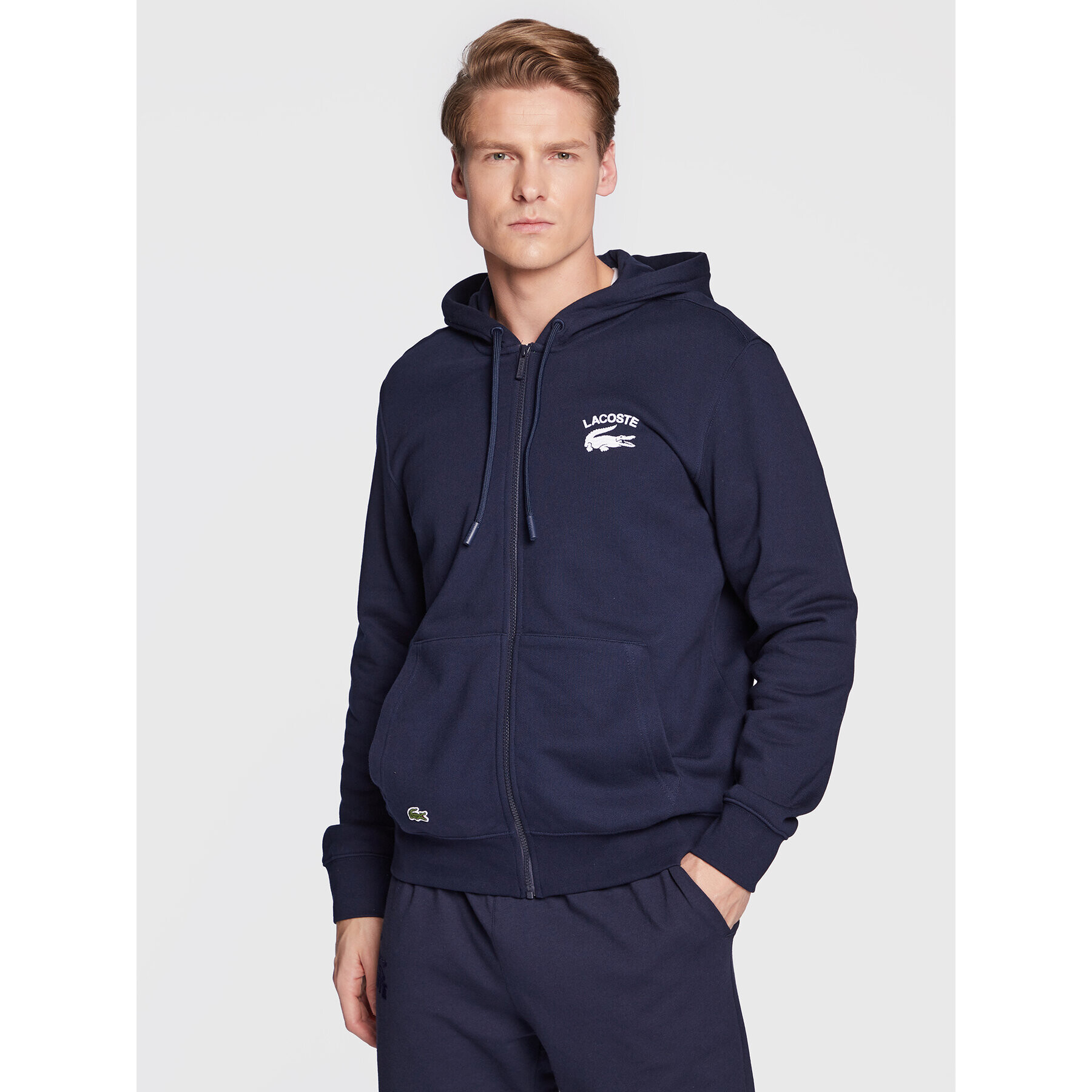 Lacoste Jopa SH2481 Mornarsko modra Regular Fit - Pepit.si