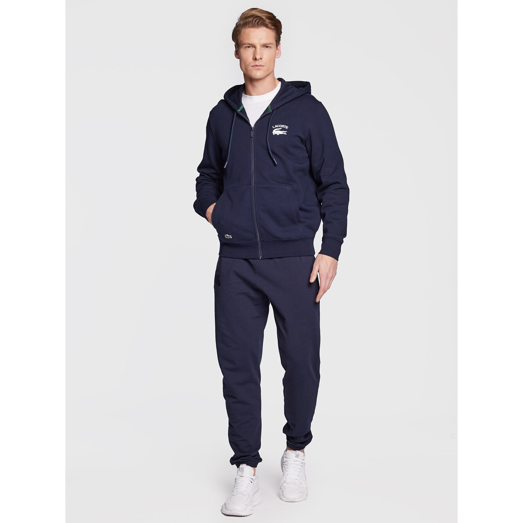 Lacoste Jopa SH2481 Mornarsko modra Regular Fit - Pepit.si