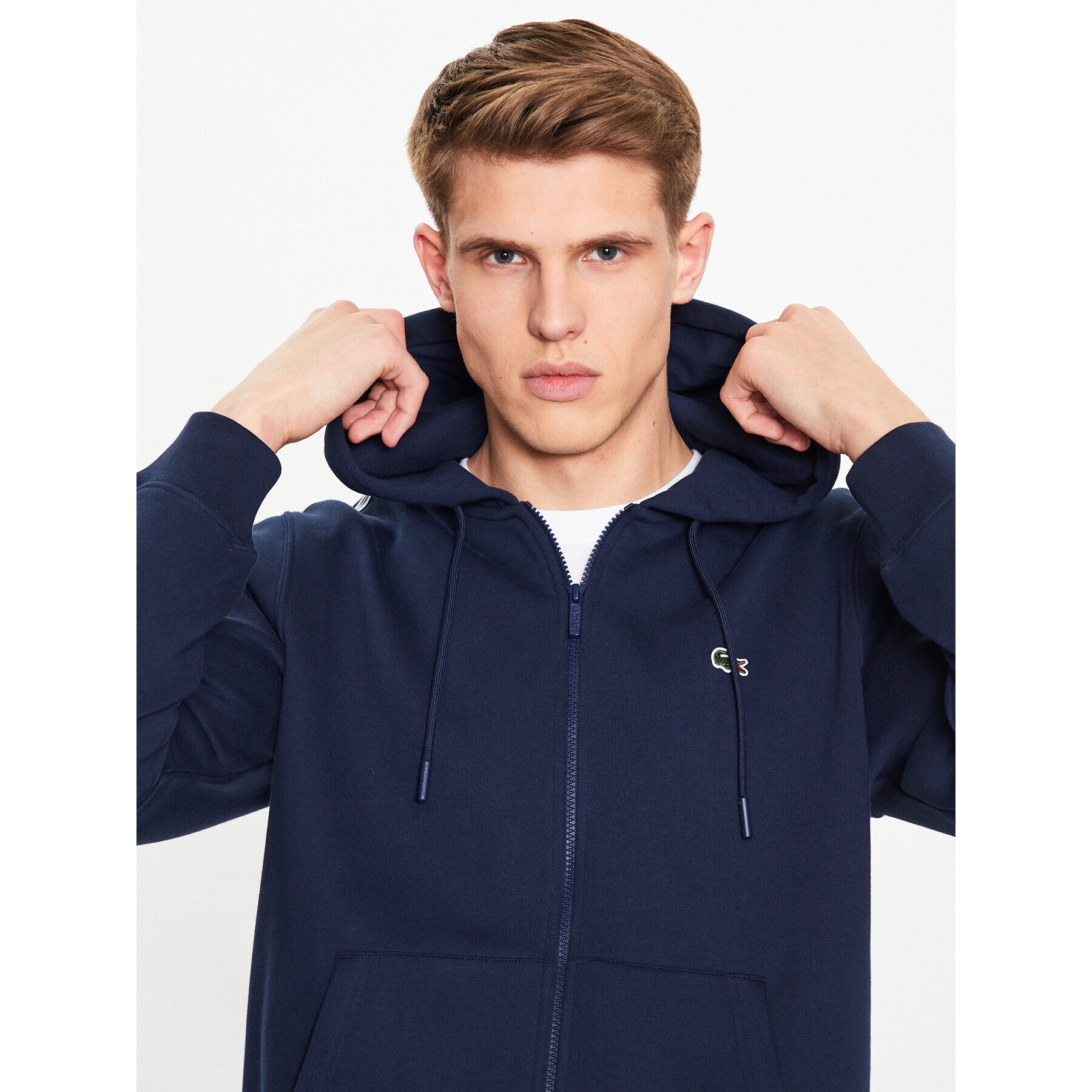 Lacoste Jopa SH5065 Mornarsko modra Regular Fit - Pepit.si