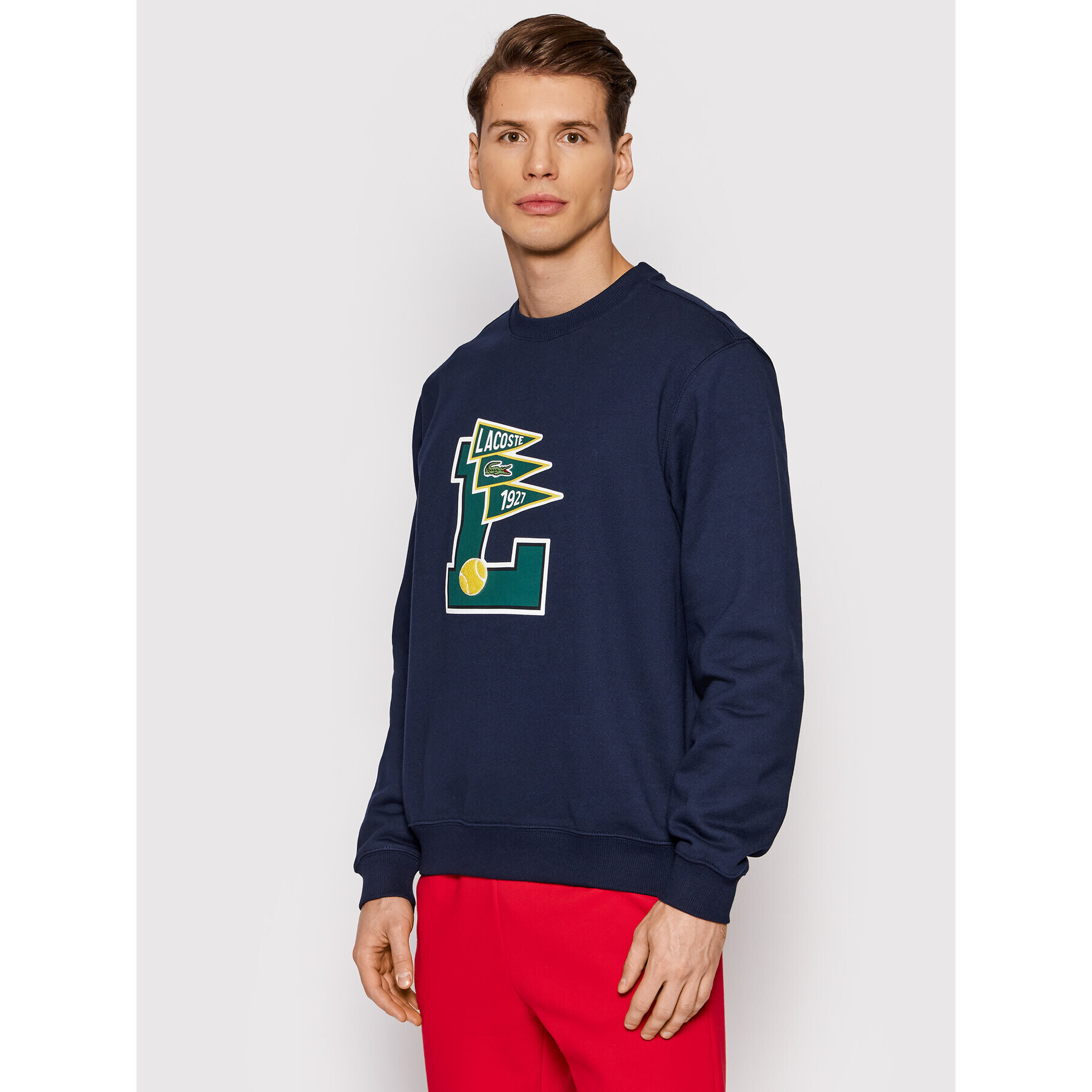 Lacoste Jopa SH7419 Mornarsko modra Classic Fit - Pepit.si