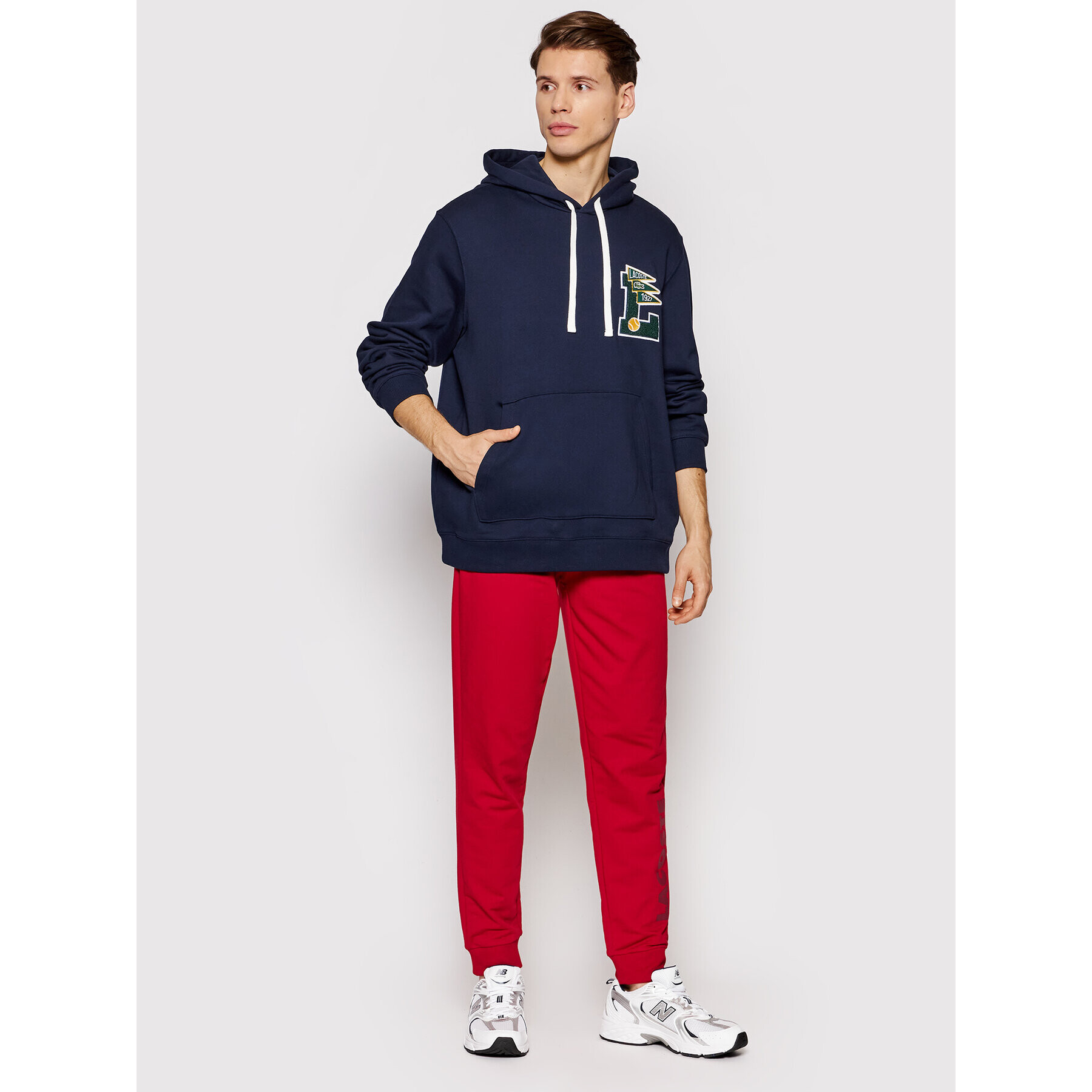 Lacoste Jopa SH7444 Mornarsko modra Regular Fit - Pepit.si