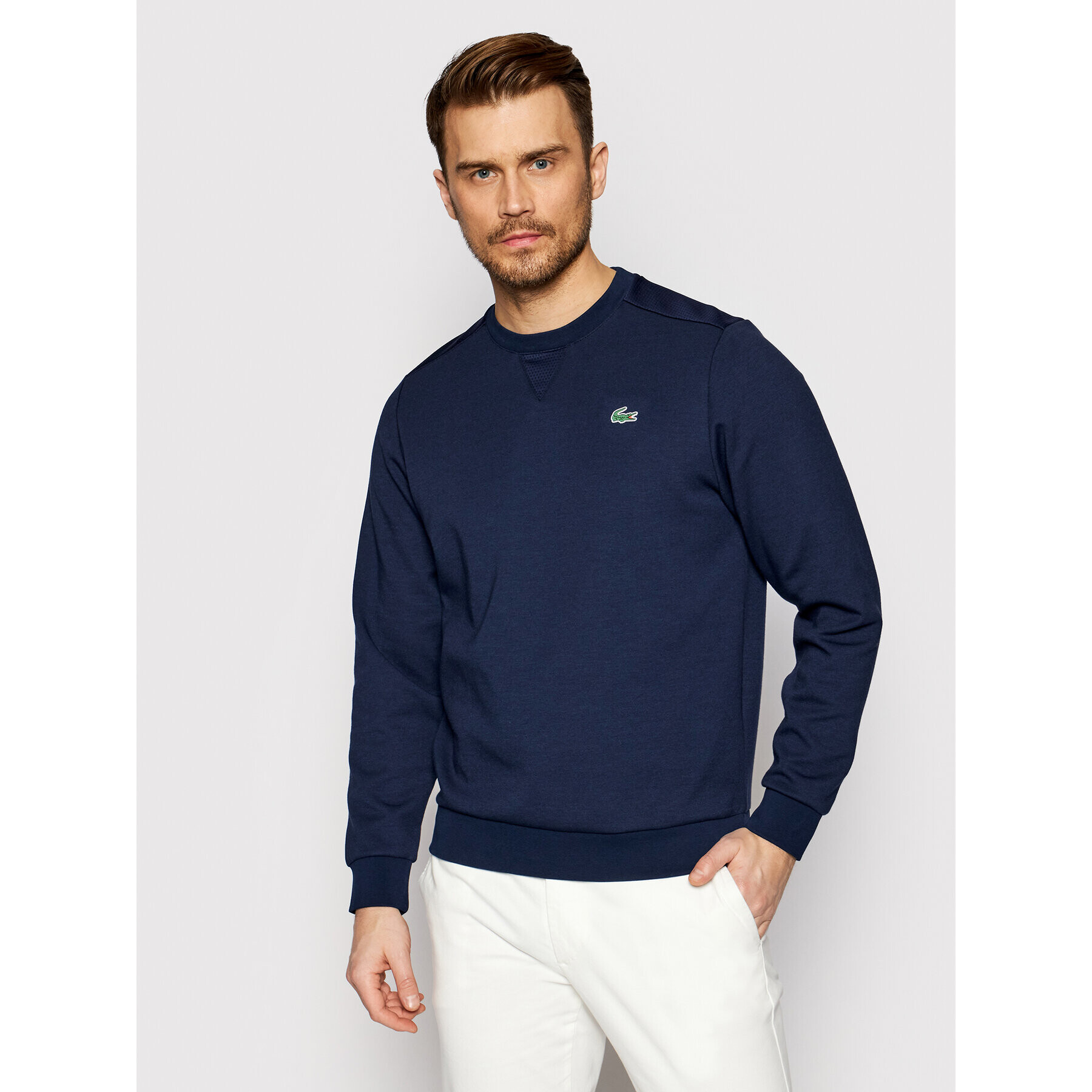 Lacoste Jopa SH9604 Mornarsko modra Regular Fit - Pepit.si