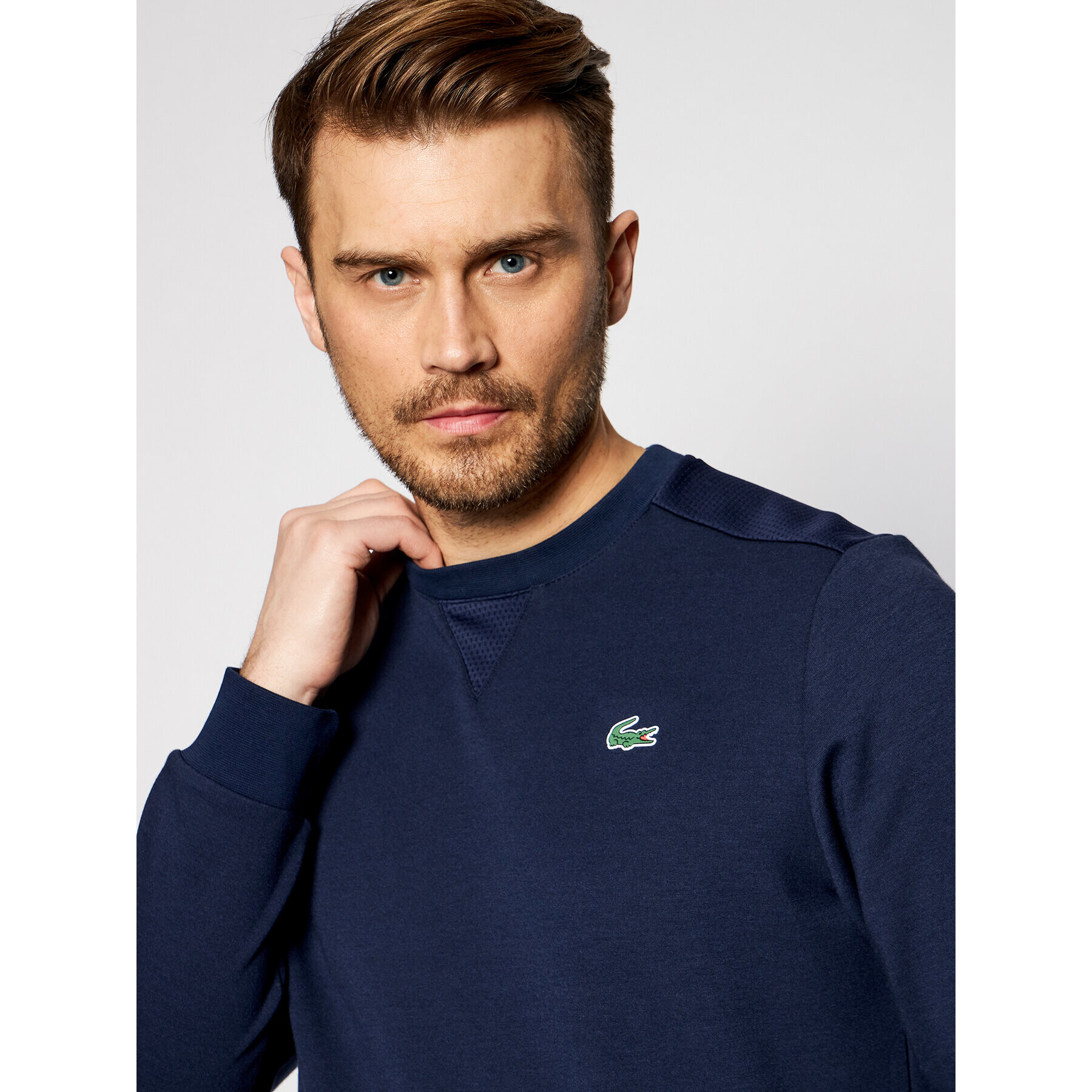 Lacoste Jopa SH9604 Mornarsko modra Regular Fit - Pepit.si