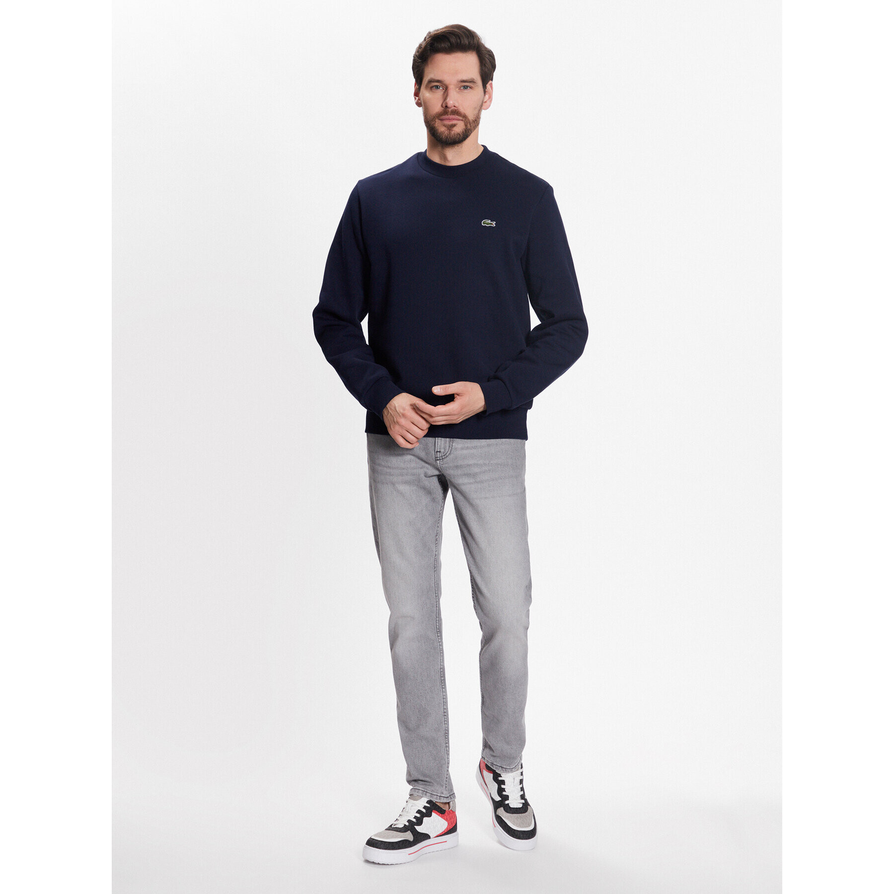 Lacoste Jopa SH9608 Mornarsko modra Regular Fit - Pepit.si