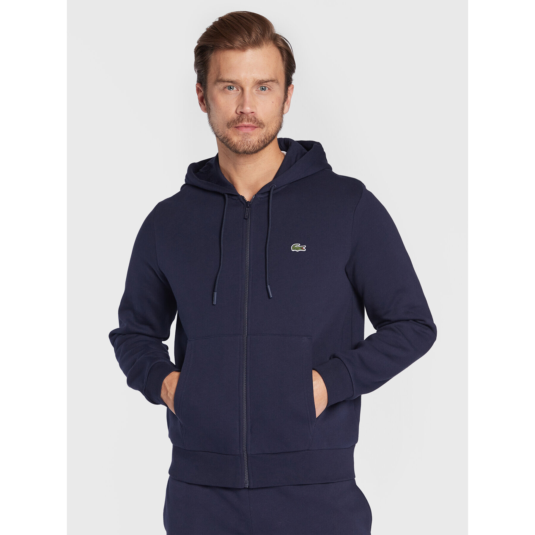 Lacoste Jopa SH9626 Mornarsko modra Regular Fit - Pepit.si