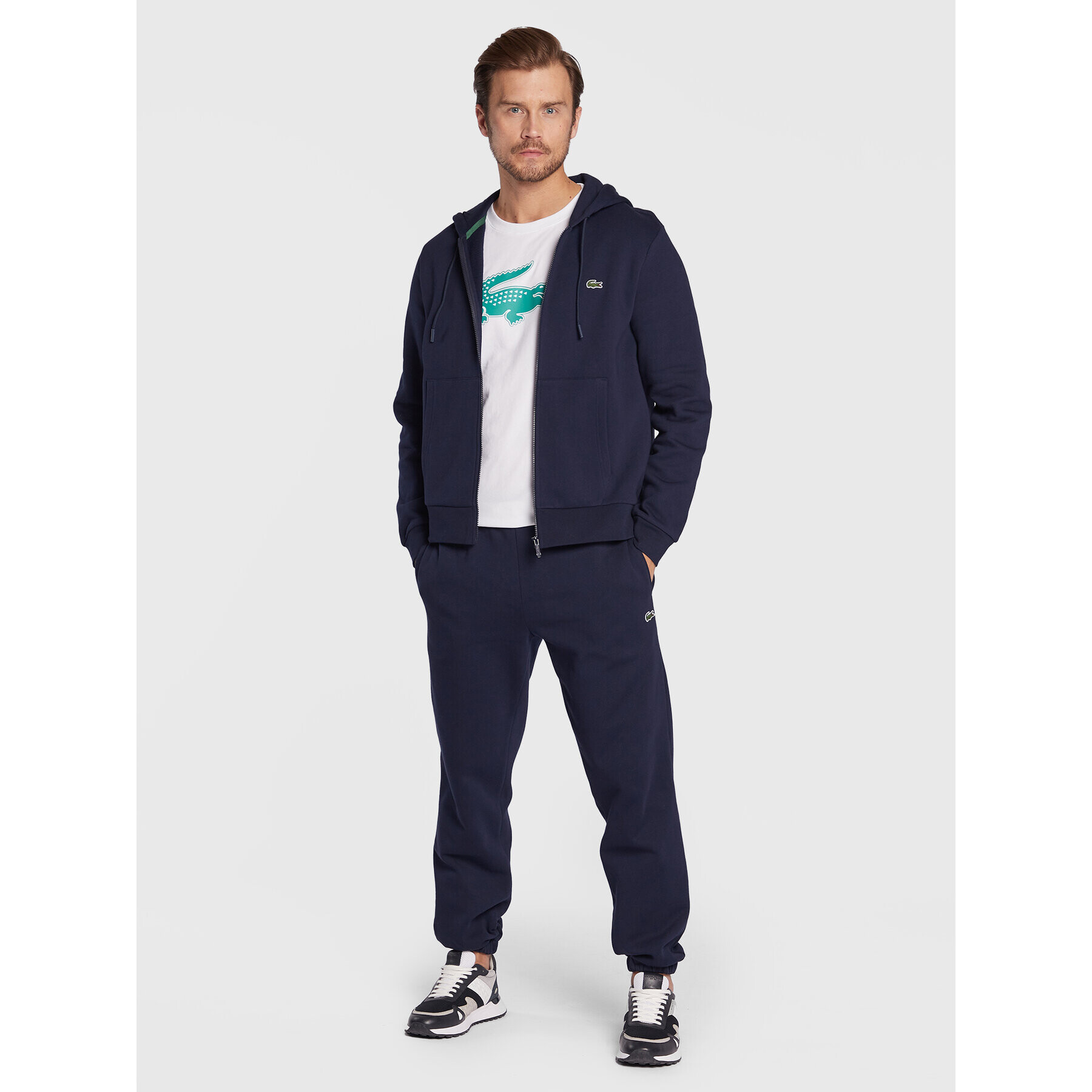 Lacoste Jopa SH9626 Mornarsko modra Regular Fit - Pepit.si