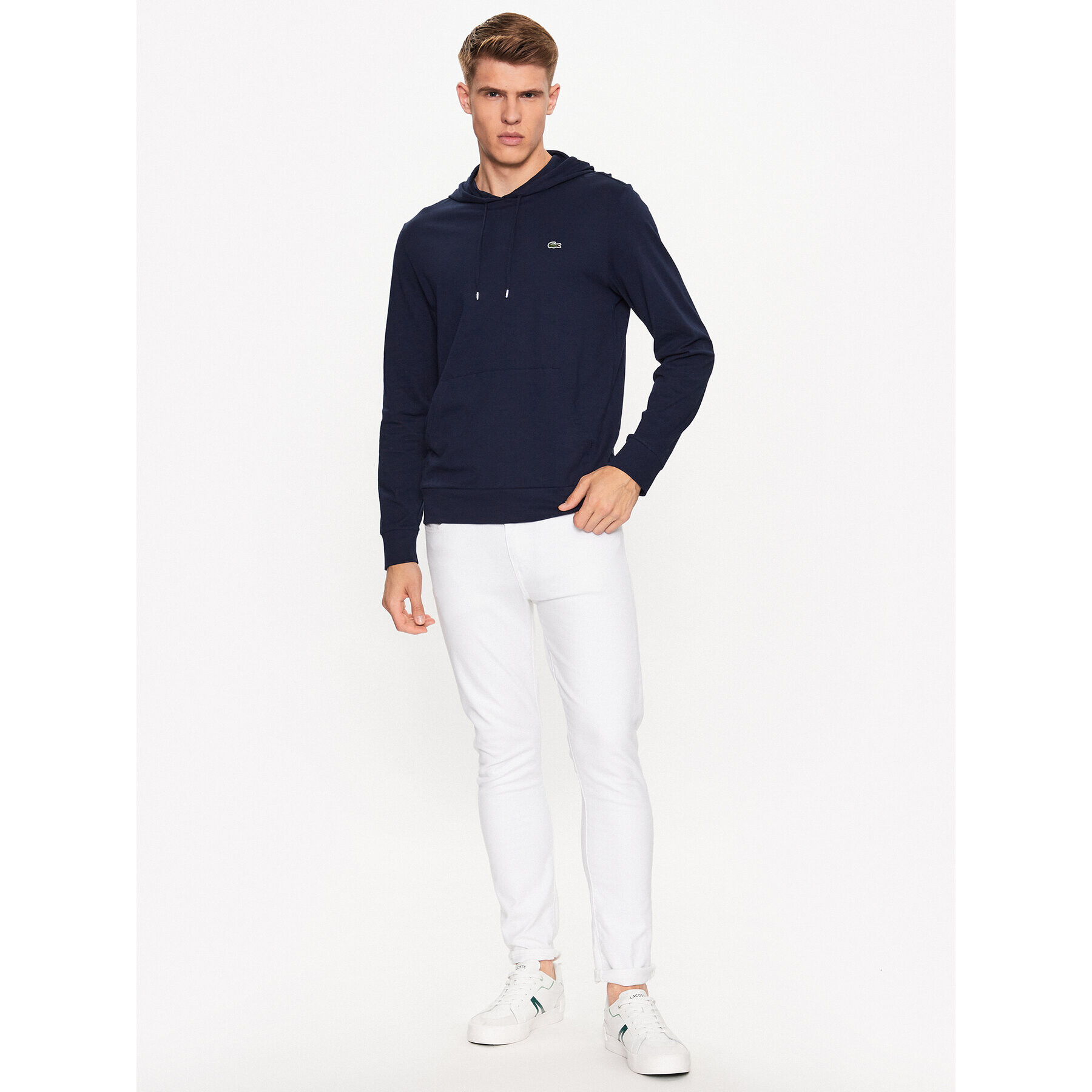 Lacoste Jopa TH9349 Mornarsko modra Reglan Fit - Pepit.si