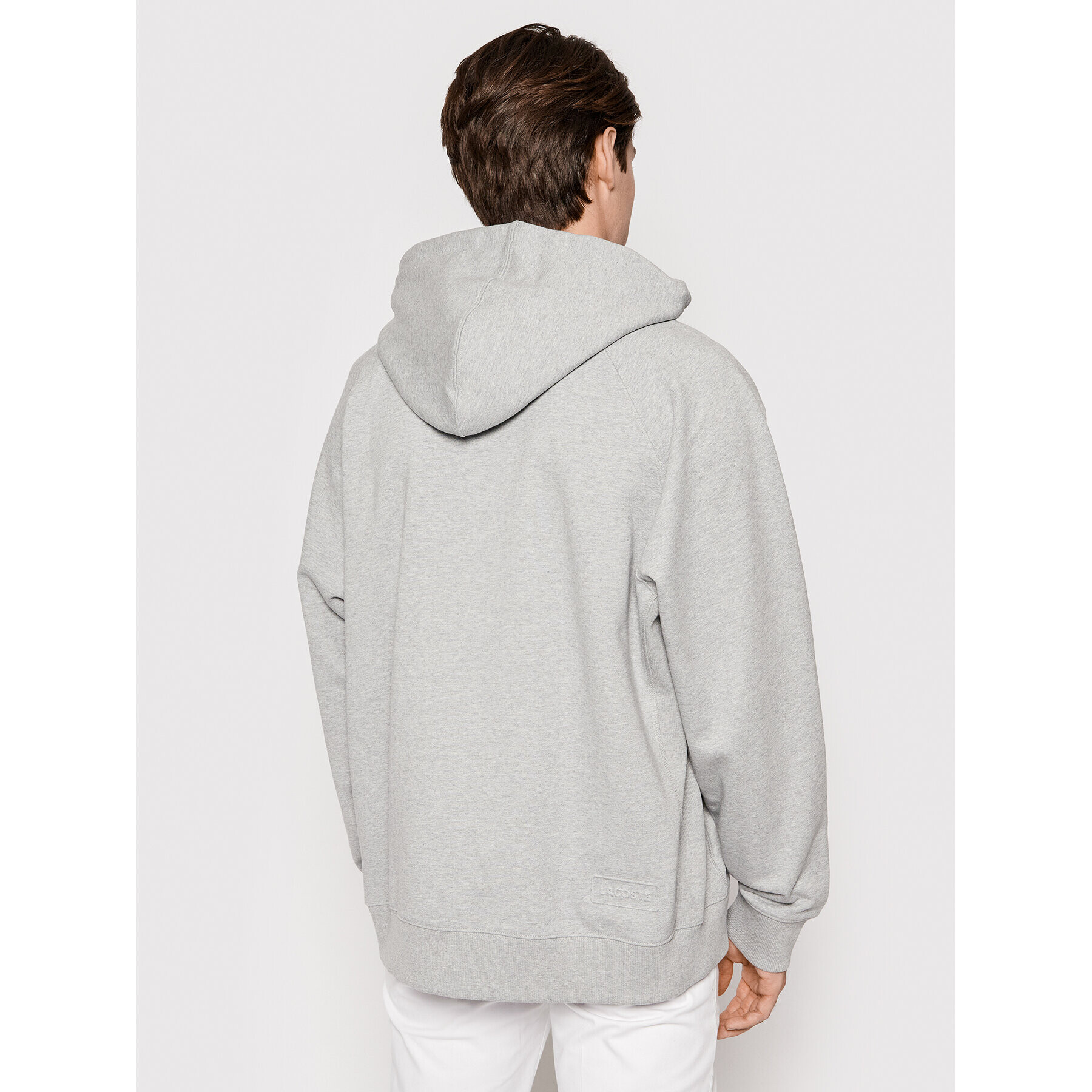 Lacoste Jopa Unisex SH9202 Siva Loose Fit - Pepit.si