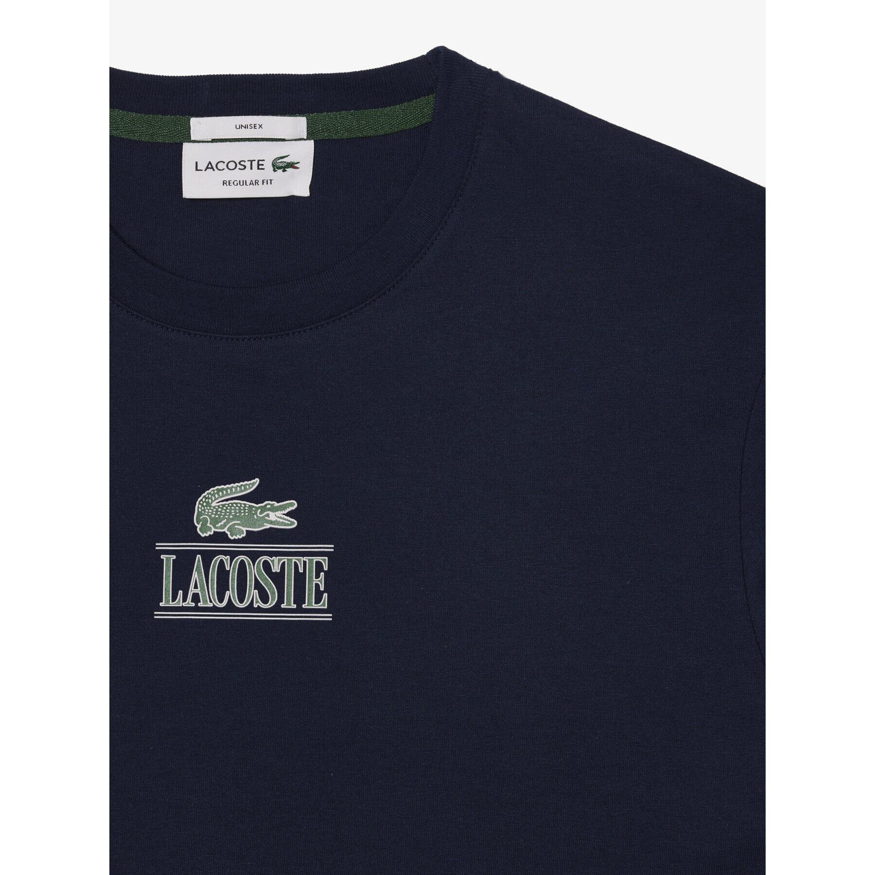 Lacoste Majica TH1147 Mornarsko modra Regular Fit - Pepit.si