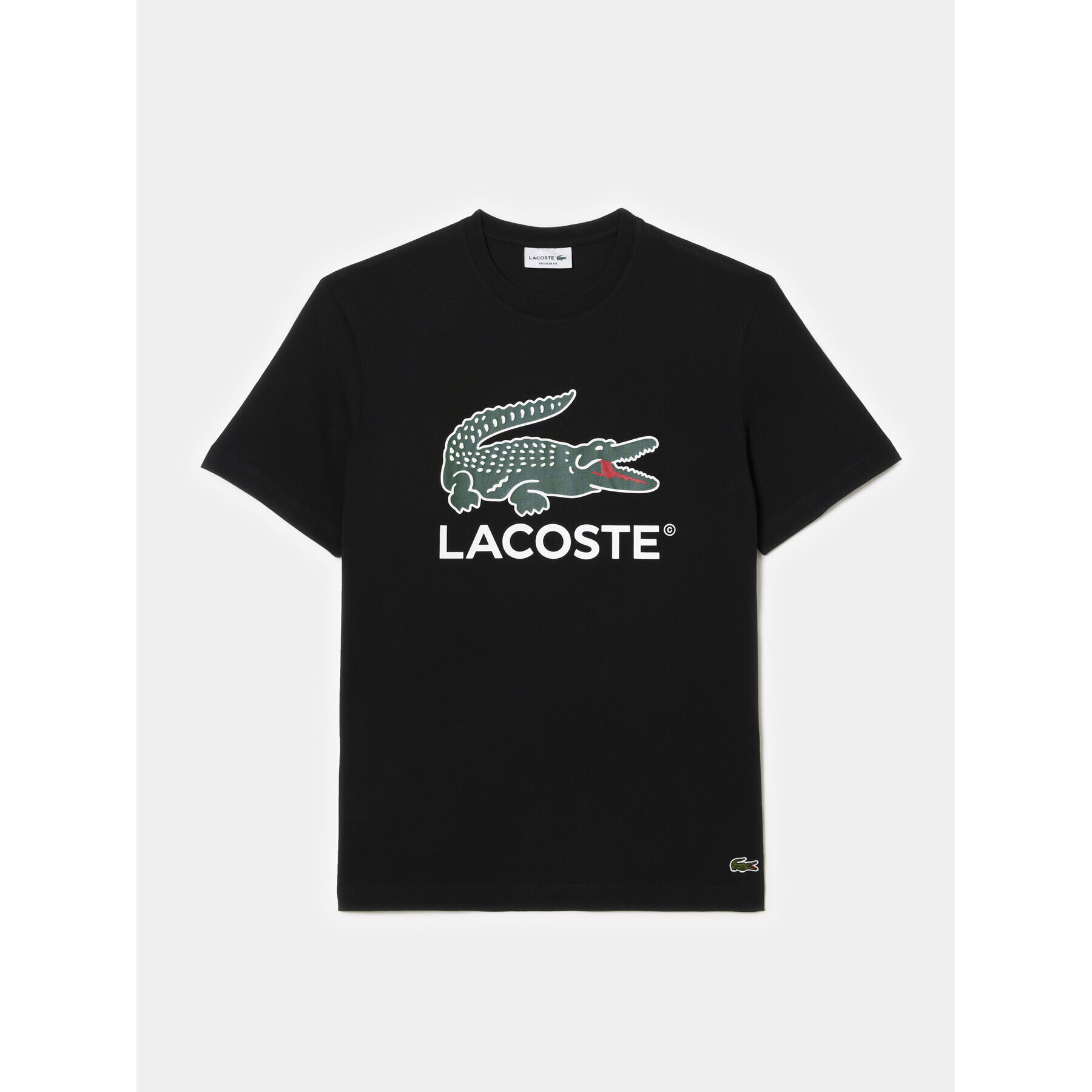 Lacoste Majica TH1285 Črna Regular Fit - Pepit.si