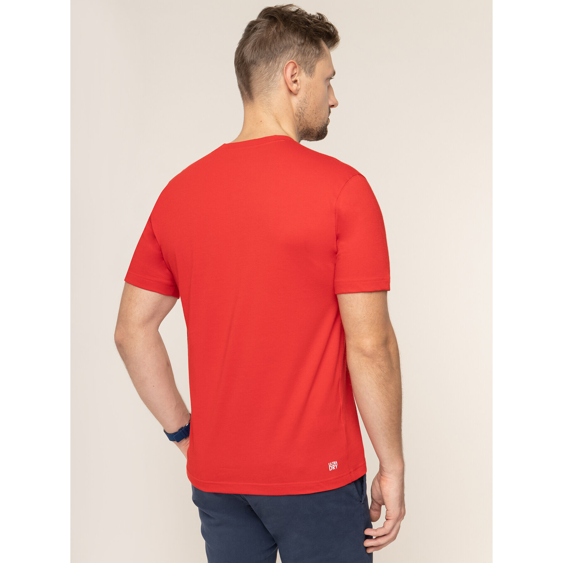 Lacoste Majica TH7618 Rdeča Regular Fit - Pepit.si