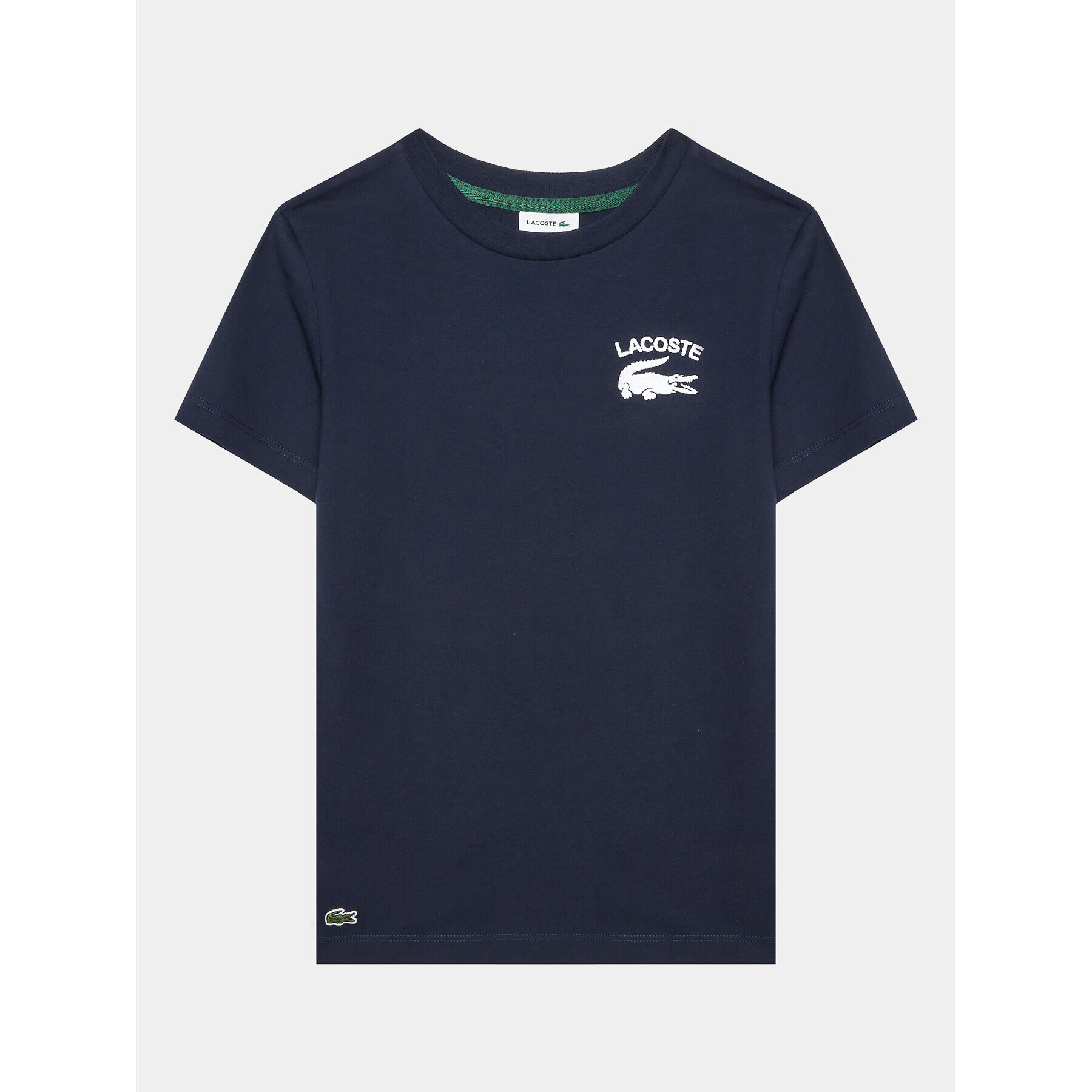 Lacoste Majica TJ0641 Mornarsko modra Regular Fit - Pepit.si