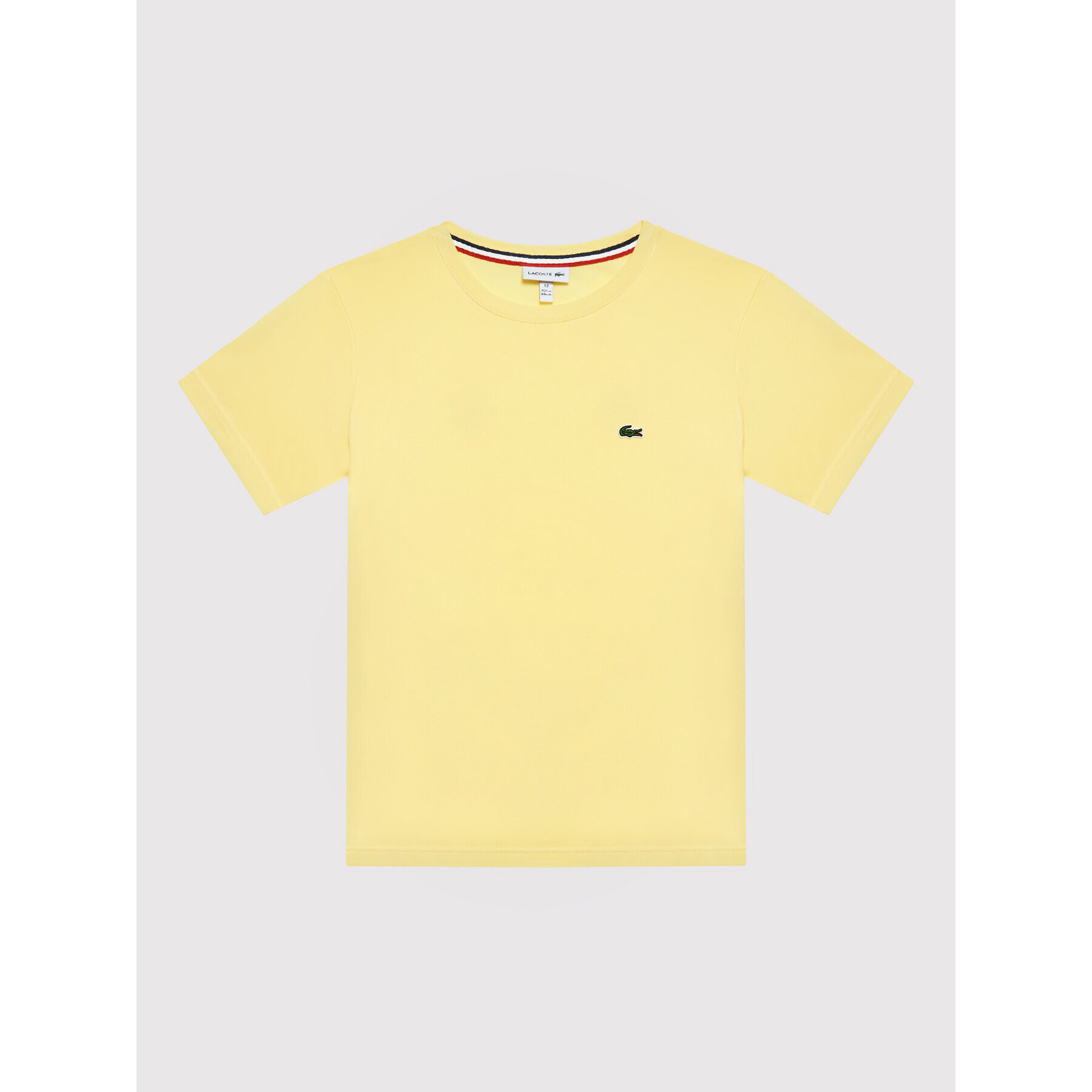 Lacoste Majica TJ1442 Rumena Regular Fit - Pepit.si