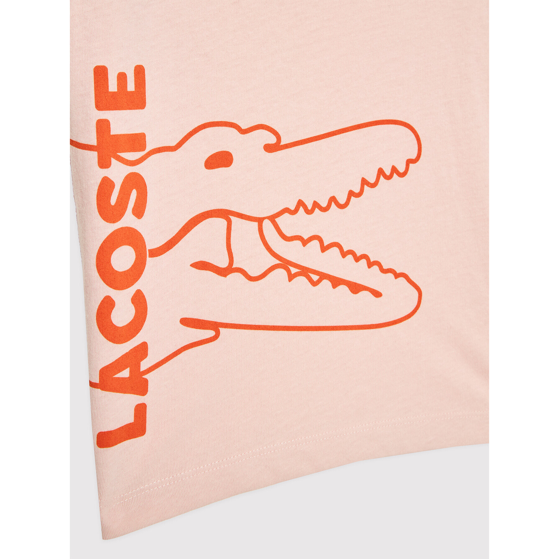 Lacoste Majica TJ6847 Roza Regular Fit - Pepit.si