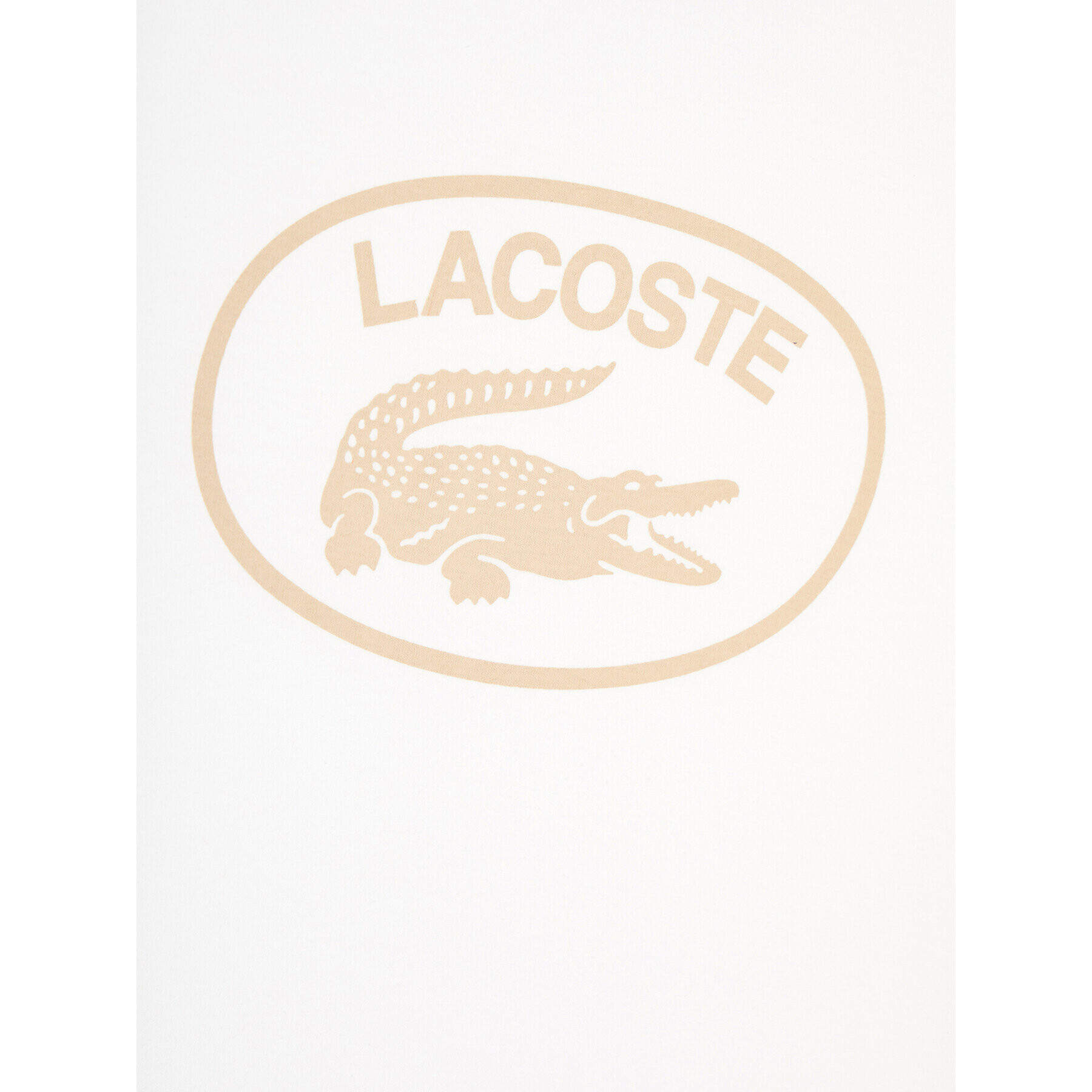 Lacoste Majica TJ9732 Bela Regular Fit - Pepit.si