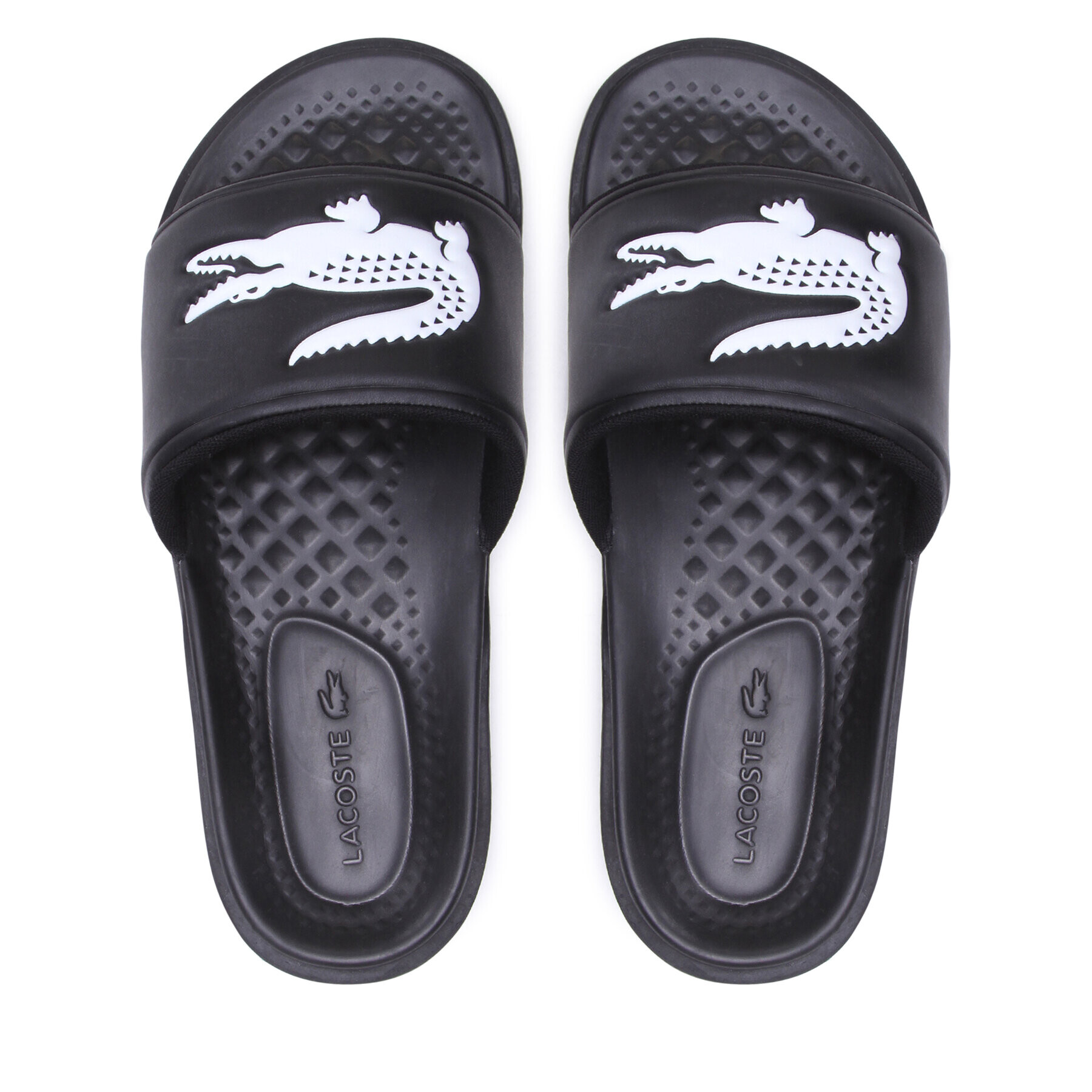 Lacoste Natikači Croco Dualiste 0922 1 Cma 743CMA0020312 Črna - Pepit.si