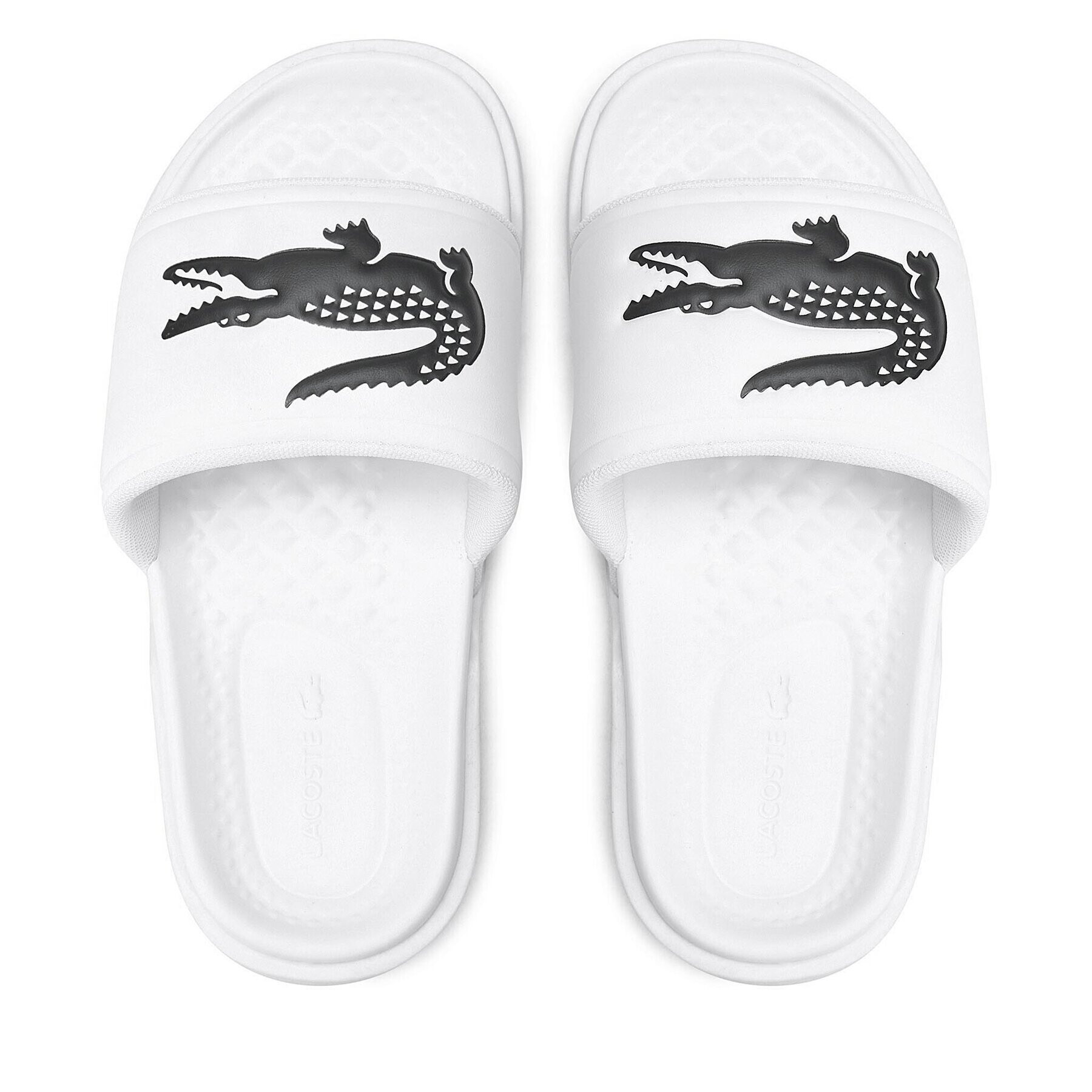 Lacoste Natikači Croco Dualiste 0922 2 Cfa 743CFA00401R5 Bela - Pepit.si