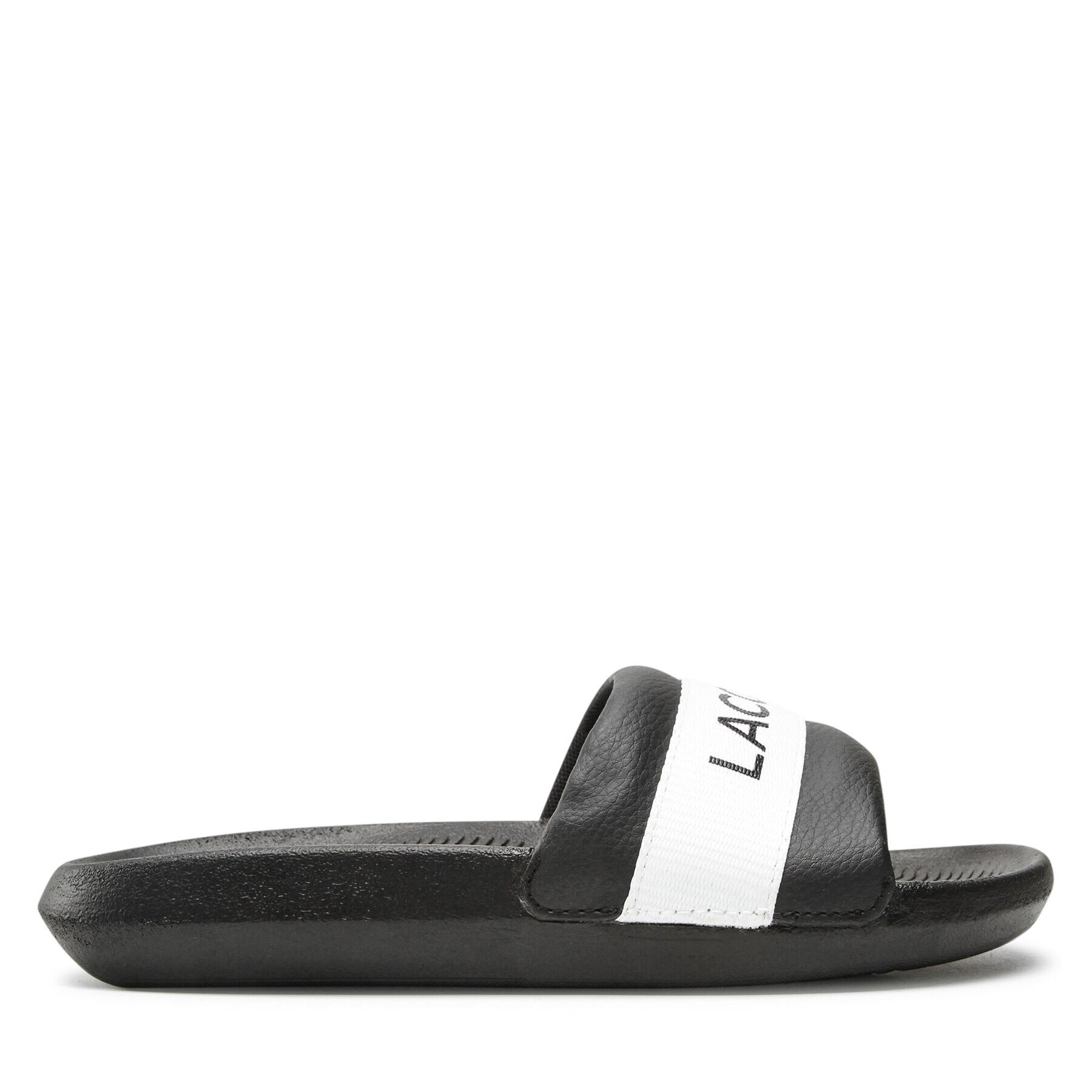 Lacoste Natikači Croco Slide 0721 1 Cfa 7-41CFA0011312 Črna - Pepit.si