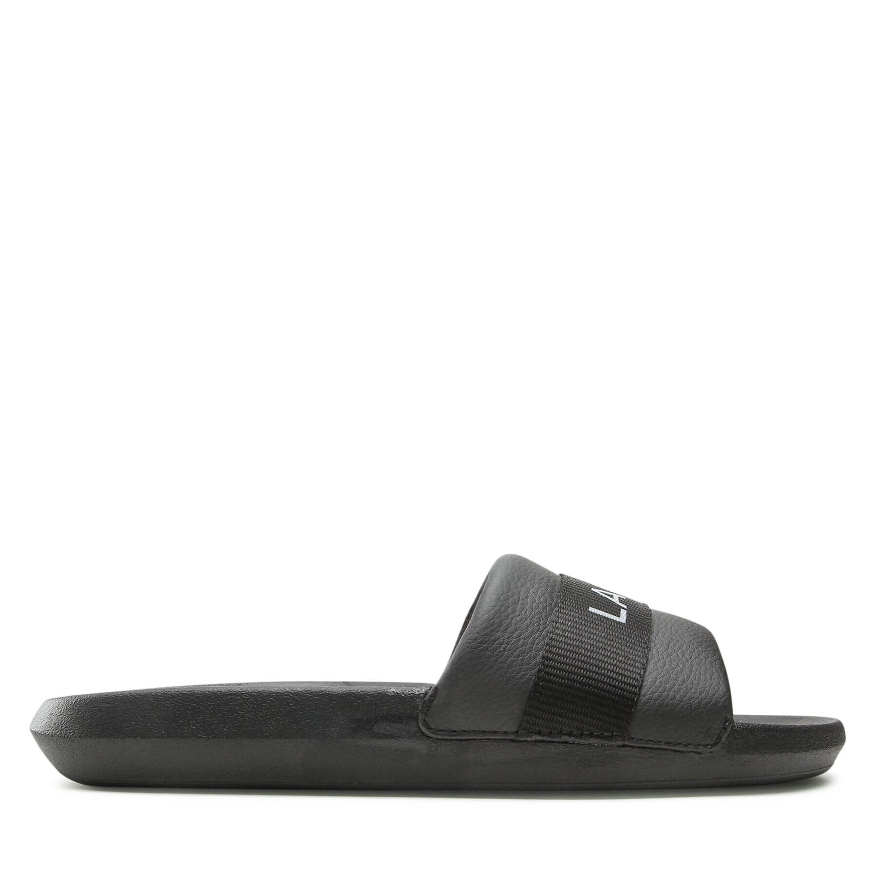 Lacoste Natikači Croco Slide 0721 1 Cma 7-41CMA000702H Črna - Pepit.si