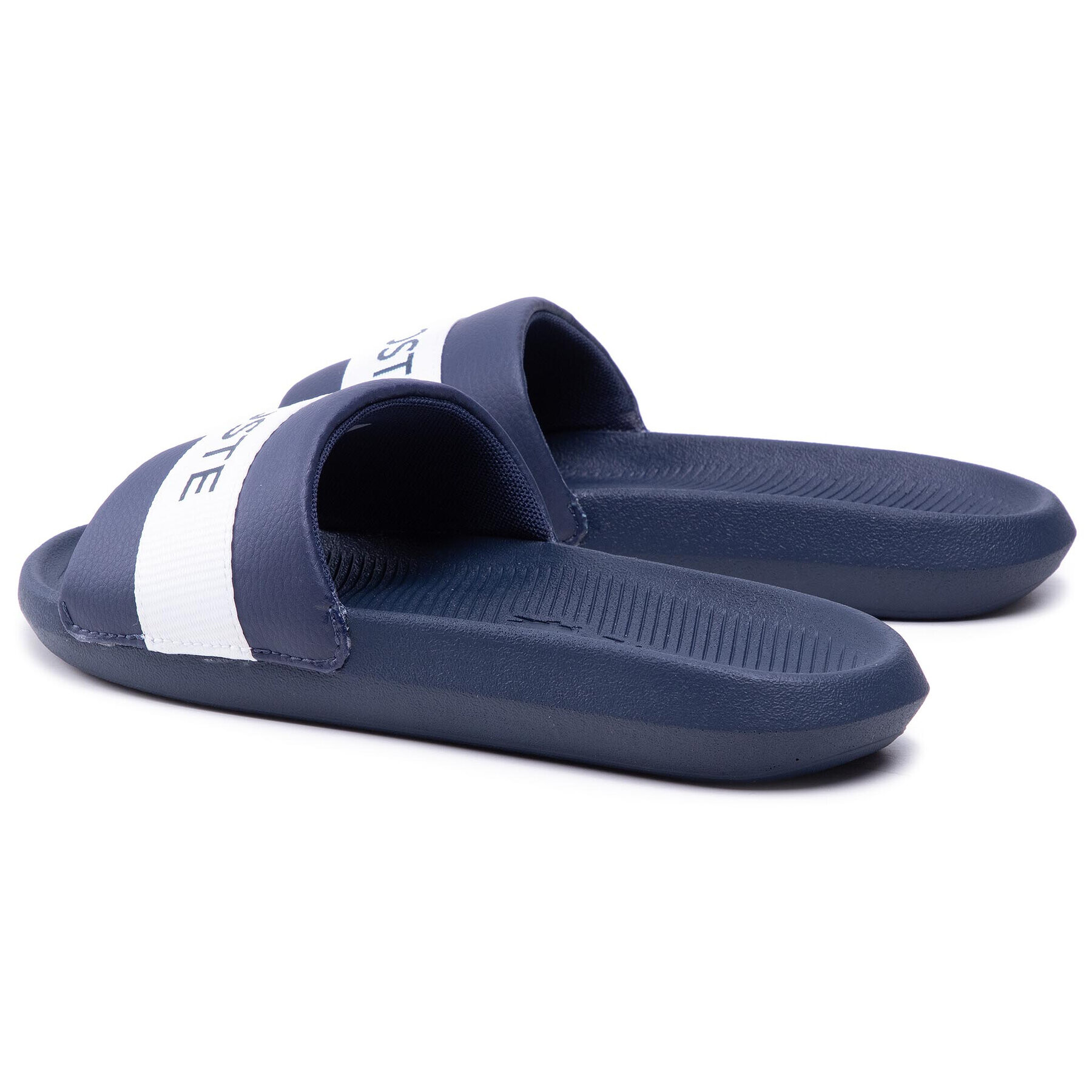 Lacoste Natikači Croco Slide 0721 1 Cma 7-41CMS0007092 Mornarsko modra - Pepit.si