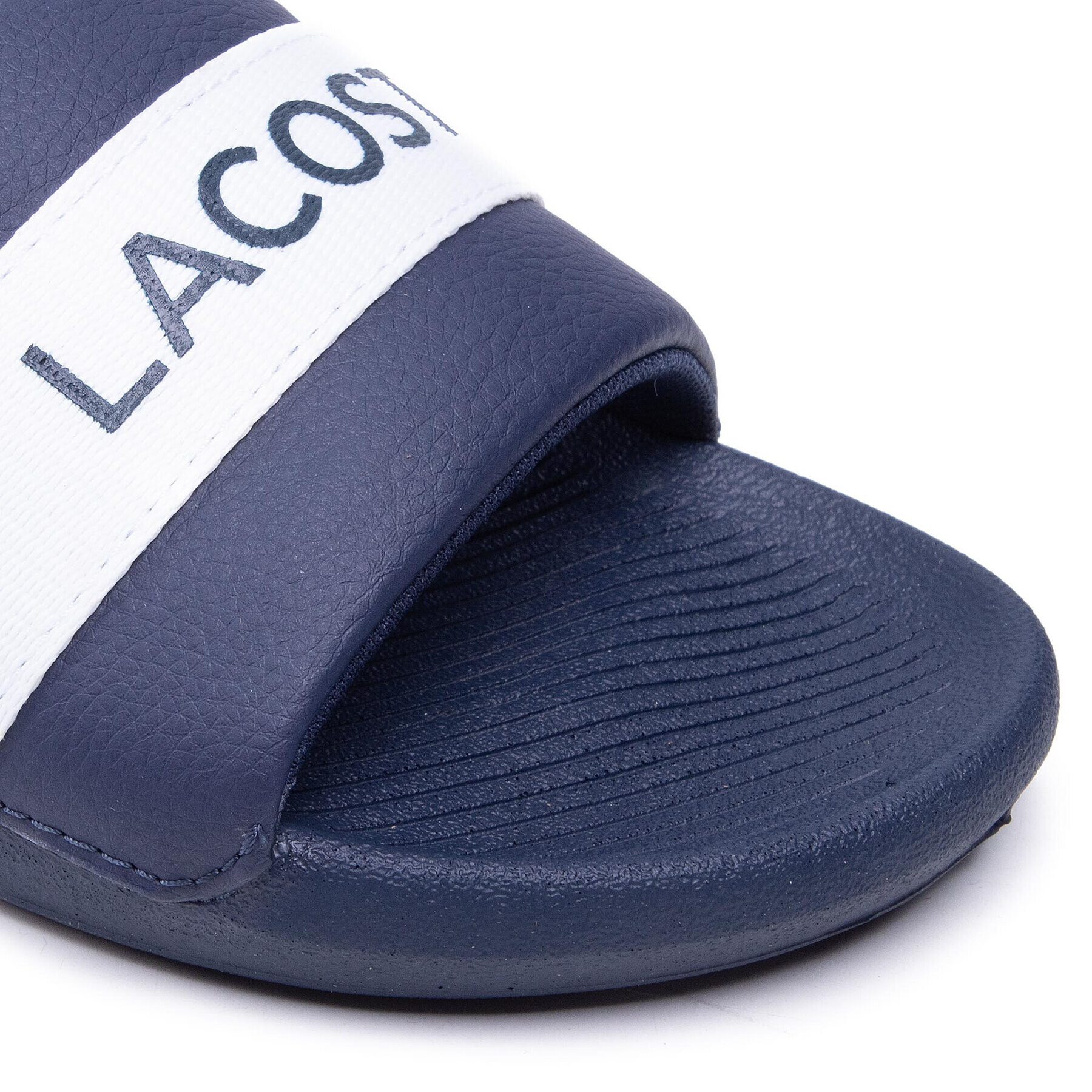 Lacoste Natikači Croco Slide 0721 1 Cma 7-41CMS0007092 Mornarsko modra - Pepit.si