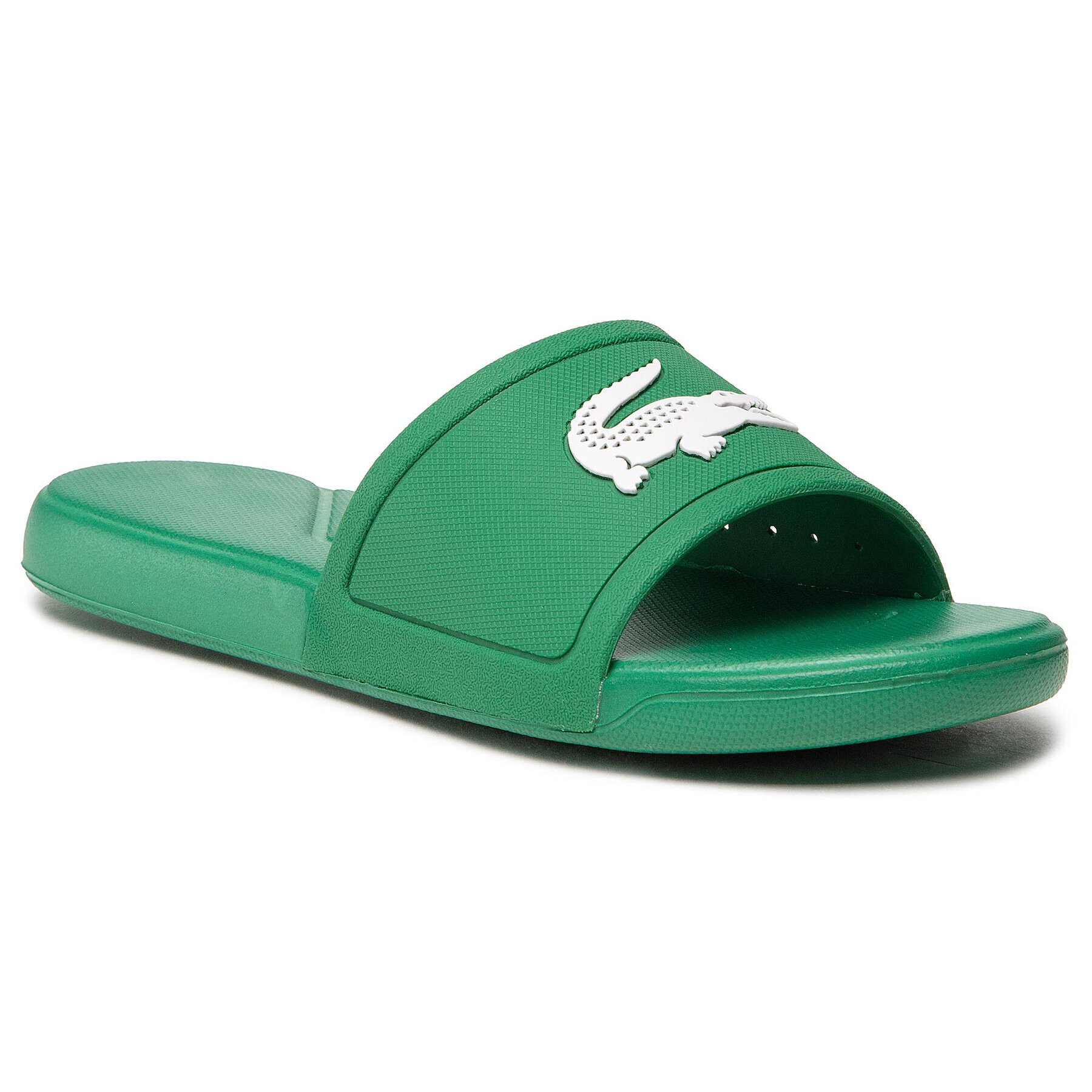 Lacoste Natikači L.30 Slide 0921 1 Cuj 7-41CUJ00081R7 Zelena - Pepit.si