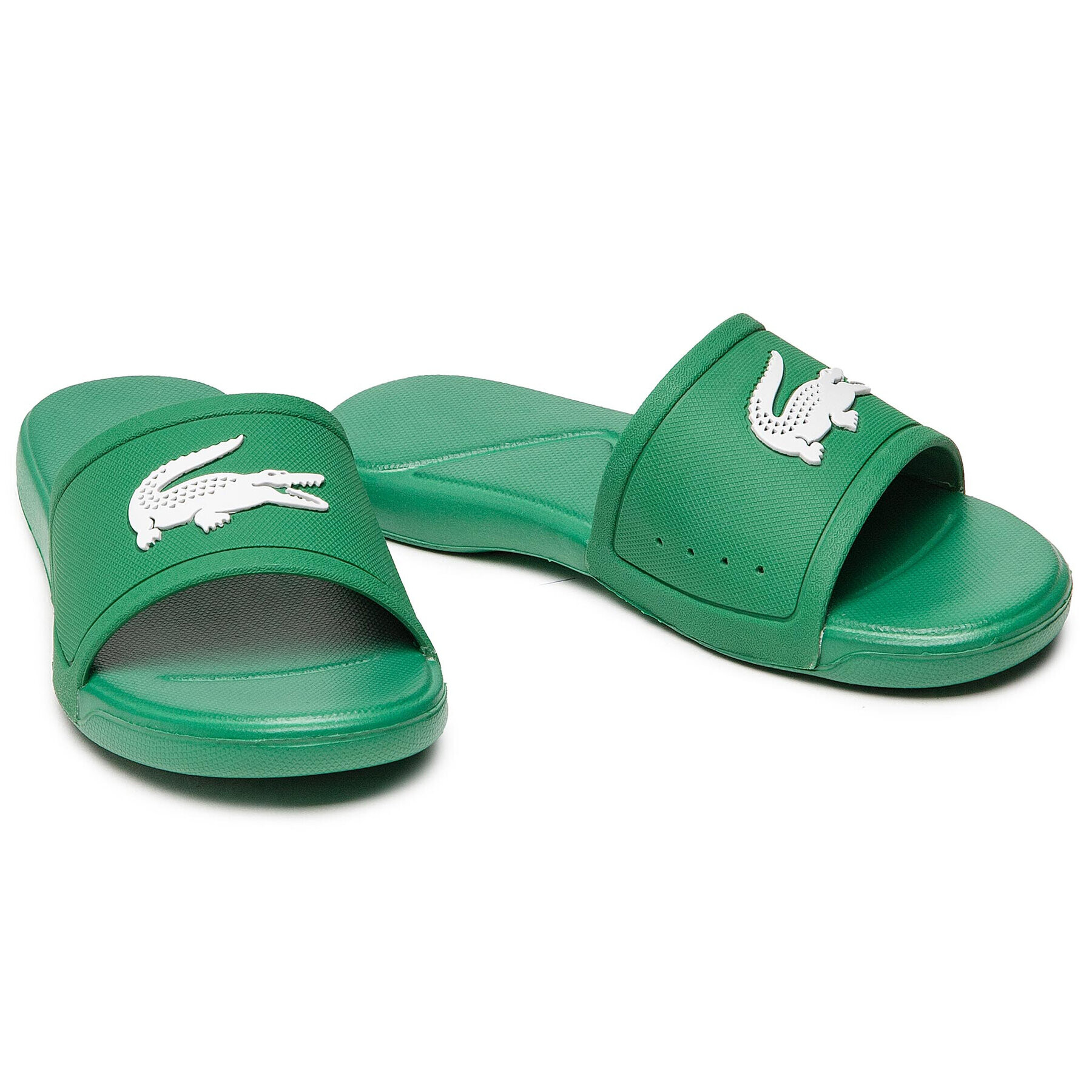 Lacoste Natikači L.30 Slide 0921 1 Cuj 7-41CUJ00081R7 Zelena - Pepit.si