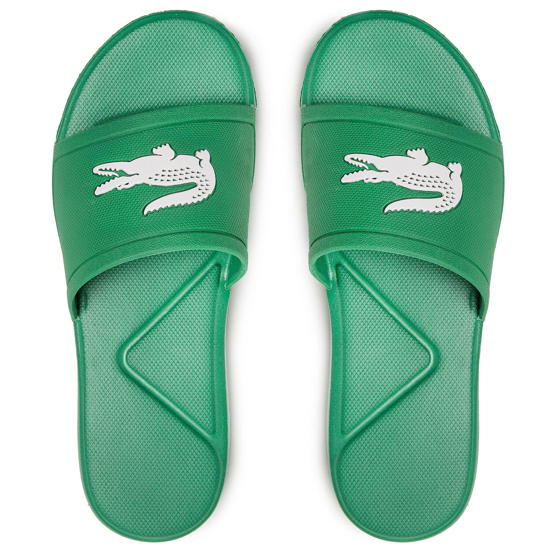 Lacoste Natikači L.30 Slide 0921 1 Cuj 7-41CUJ00081R7 Zelena - Pepit.si